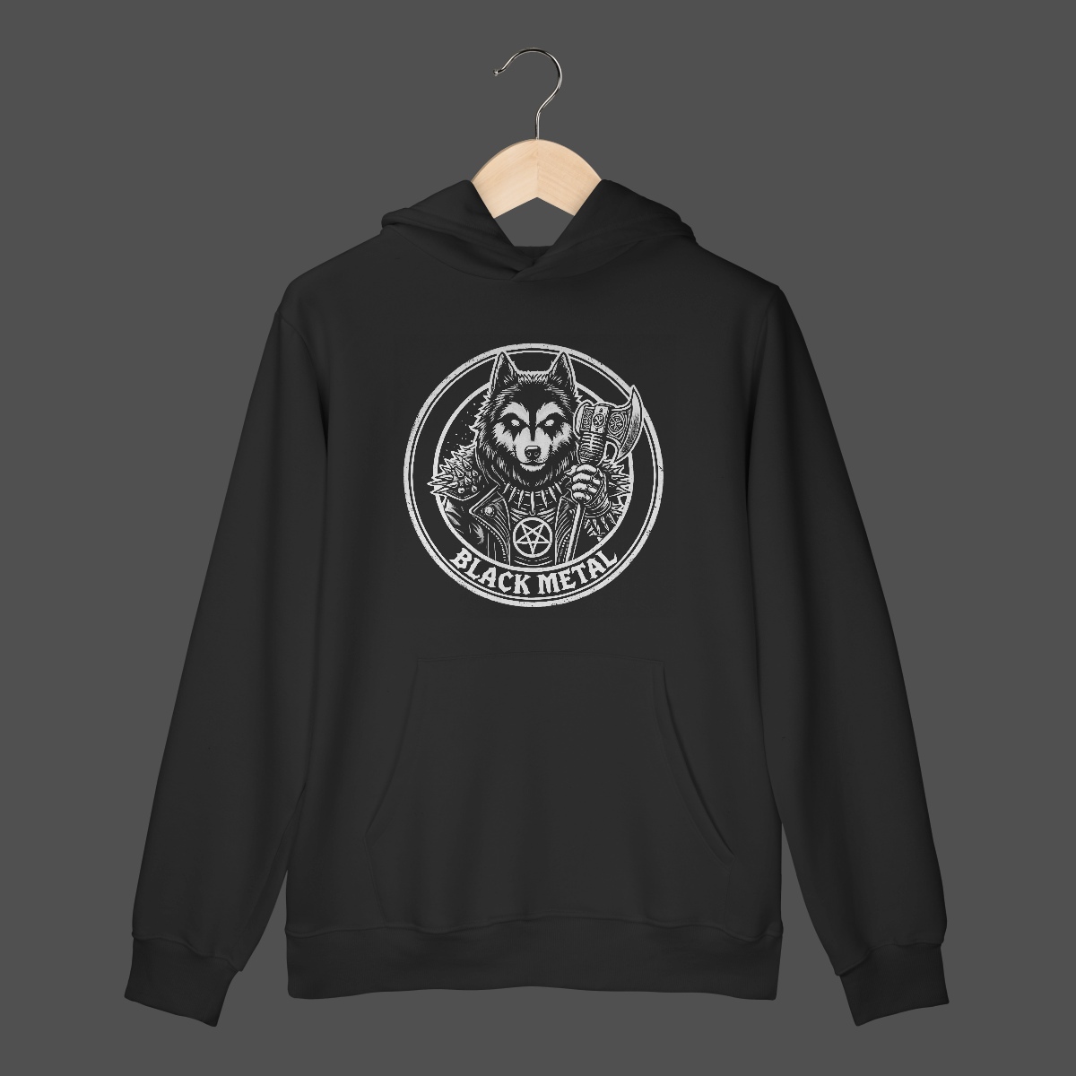 Moletom Canguru Prime | Black Metal