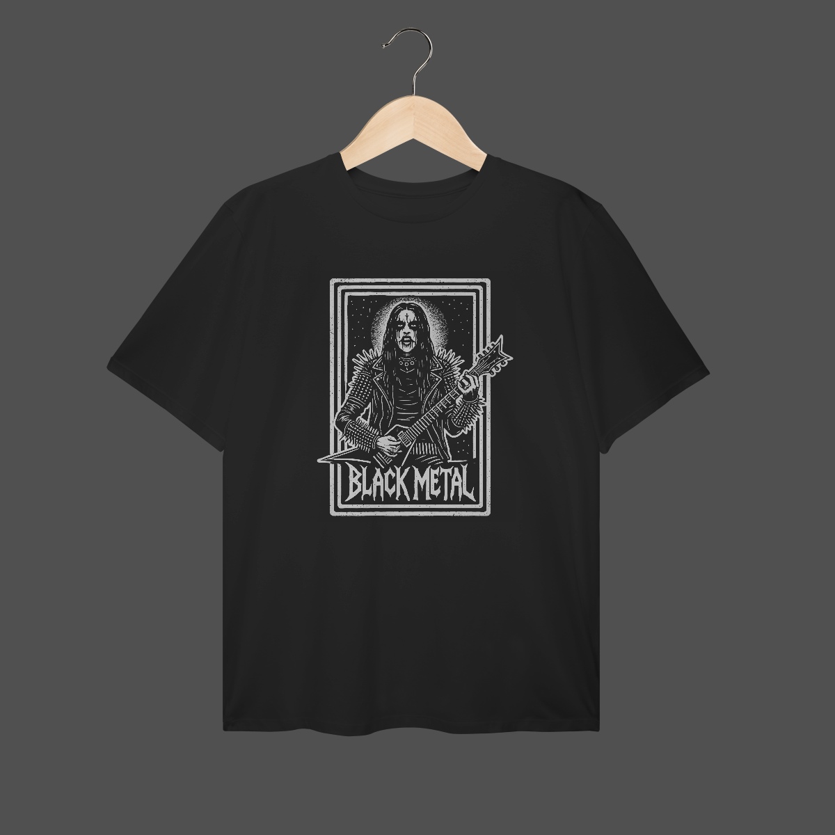 Camiseta Plus Size | Black Metal