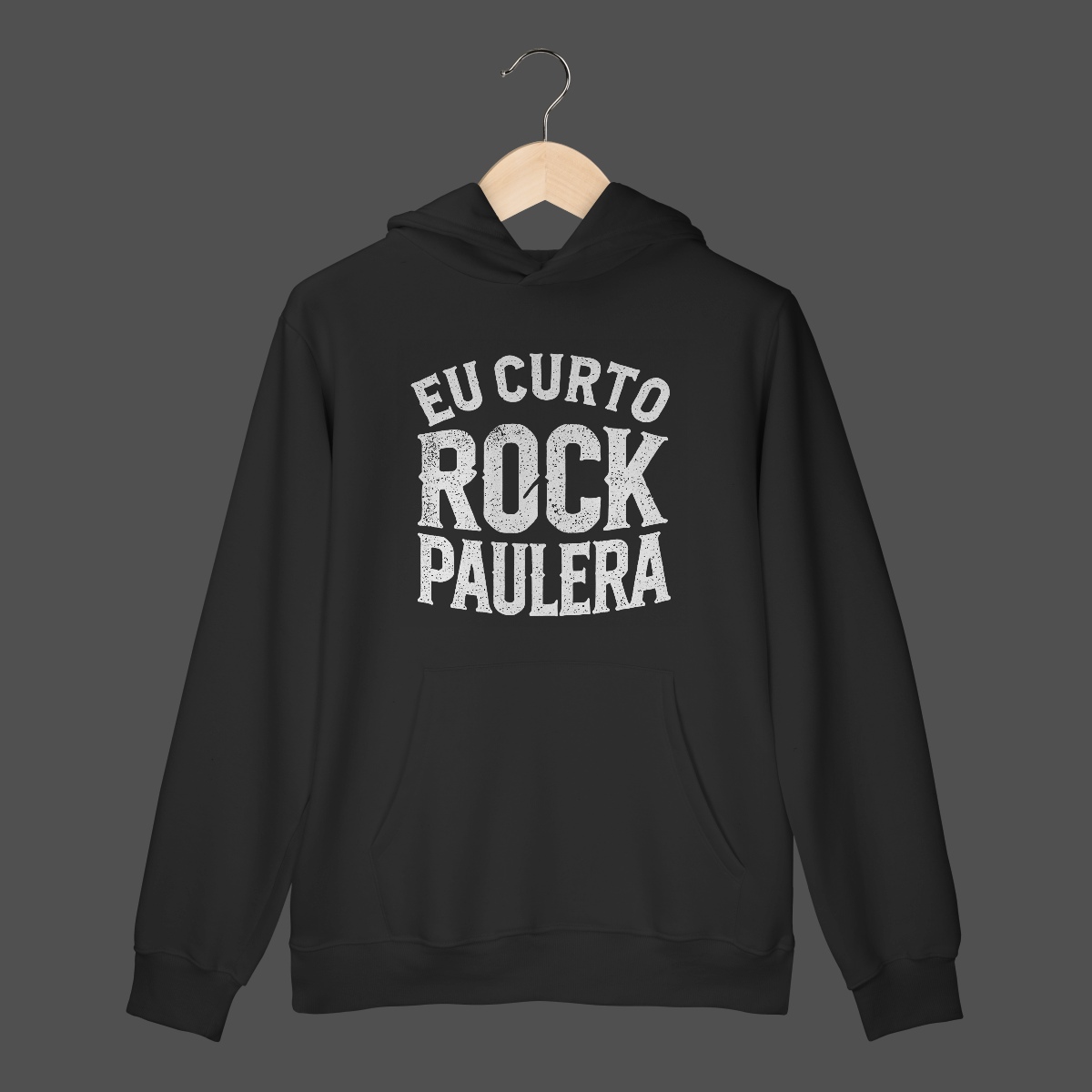 Moletom Canguru Prime | Eu Curto Rock Paulera