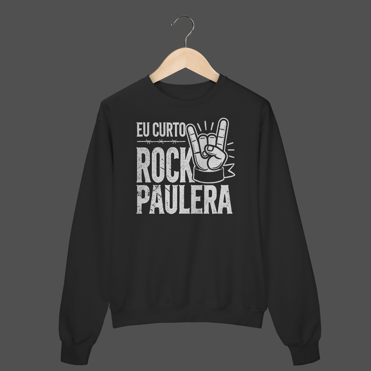 Moletom Fechado Prime | Eu Curto Rock Paulera