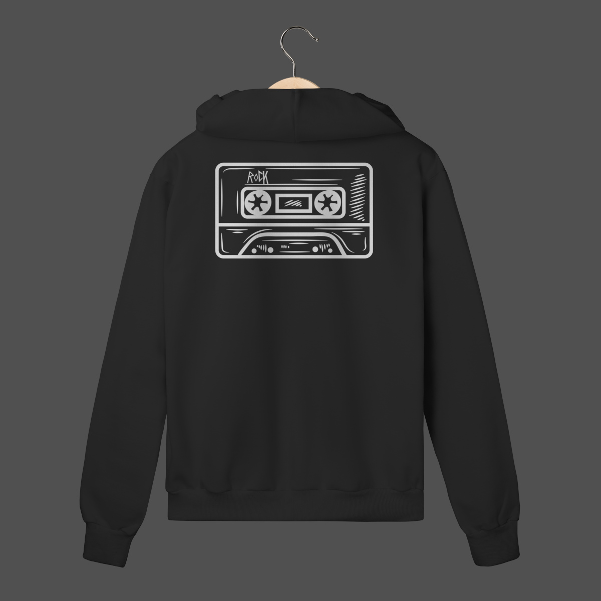 Moletom C/ Zíper Prime | Fita K7 Rock