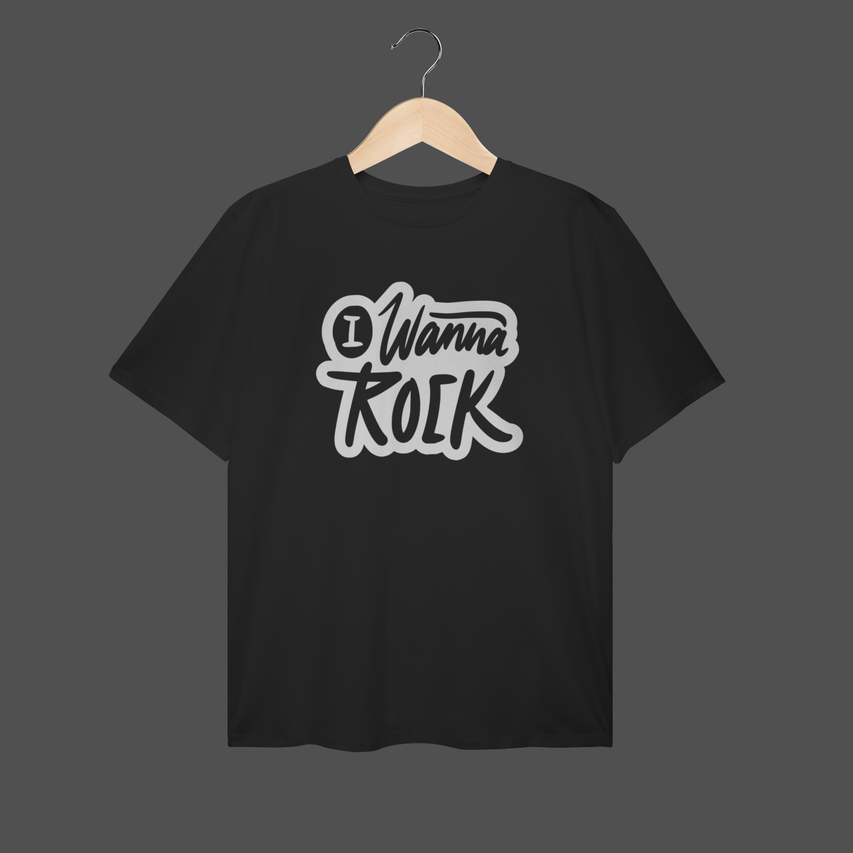 Camiseta Plus Size | I Wanna Rock