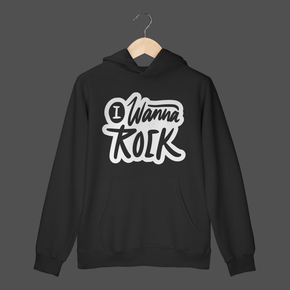 Moletom Canguru Prime | I Wanna Rock