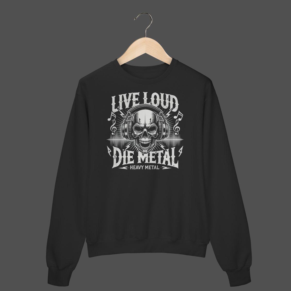 Moletom Fechado Prime | Live Loud - Die Metal