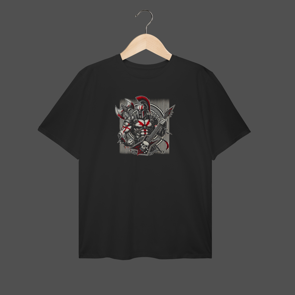 Camiseta Plus Size | Metal Gladiator