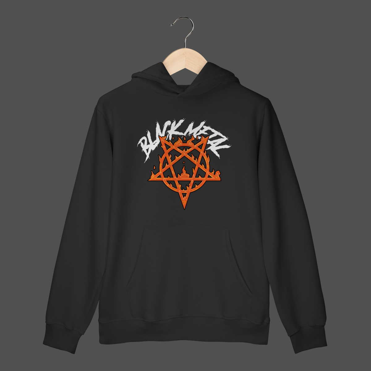 Moletom Canguru Prime | Black Metal