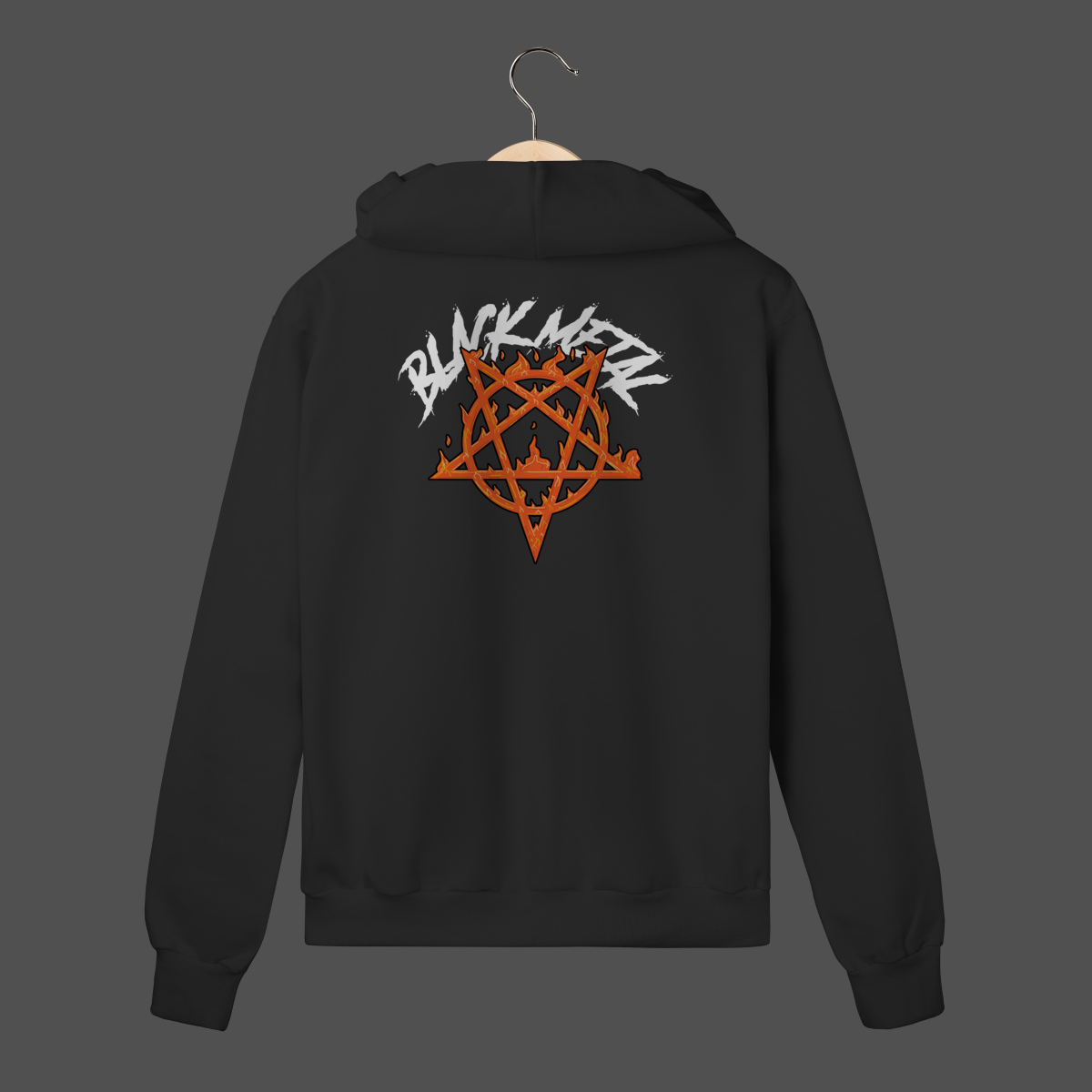 Moletom C/ Zíper Prime | Black Metal