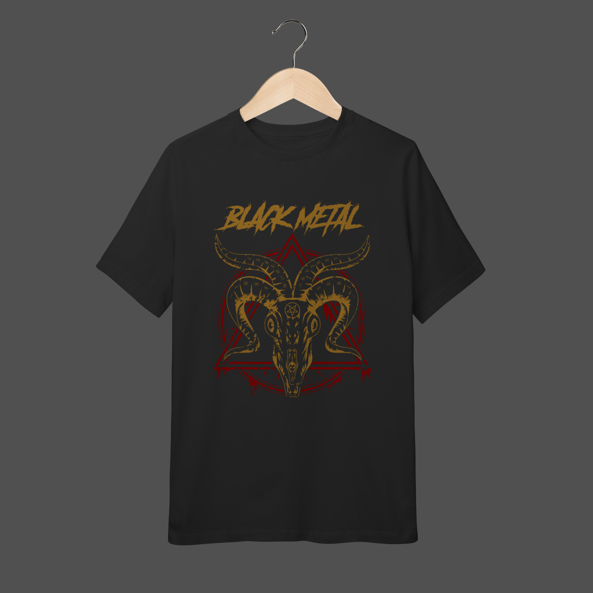 Camiseta Infantil (10 a 14) | Black Metal