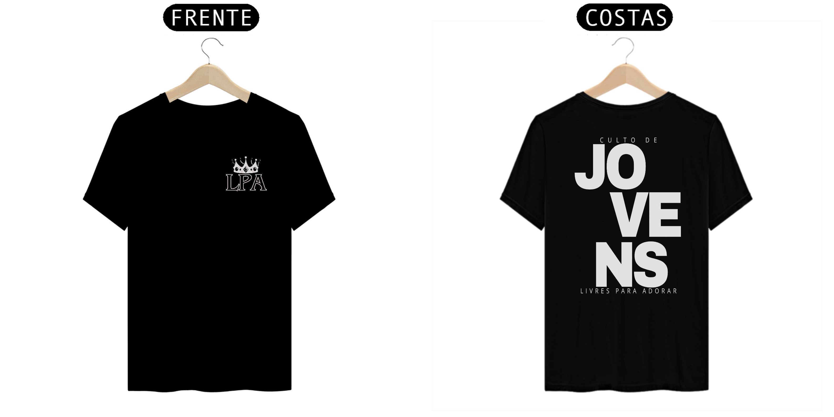 Camisa Culto de Jovens V. Preto