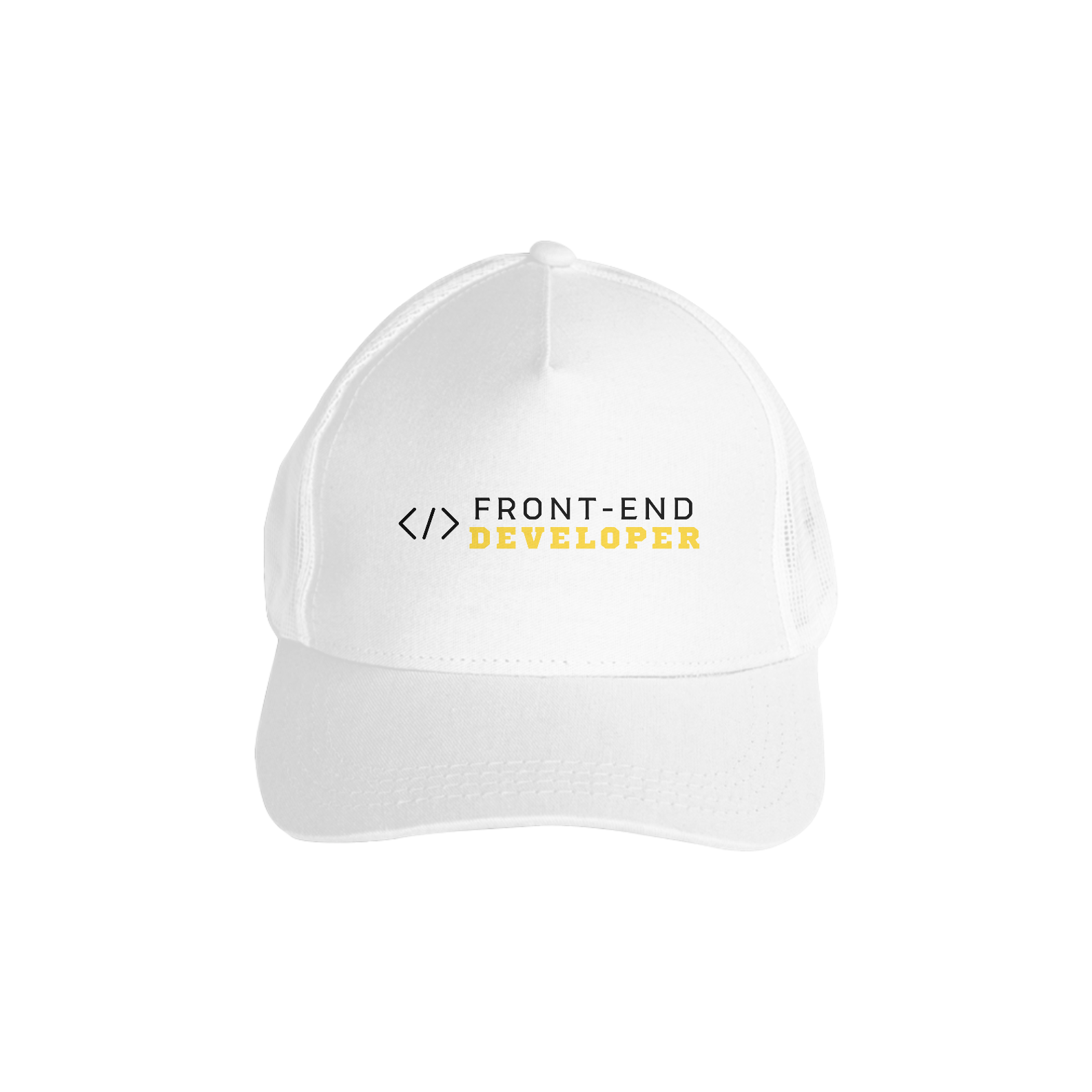 boné americano front-end branco