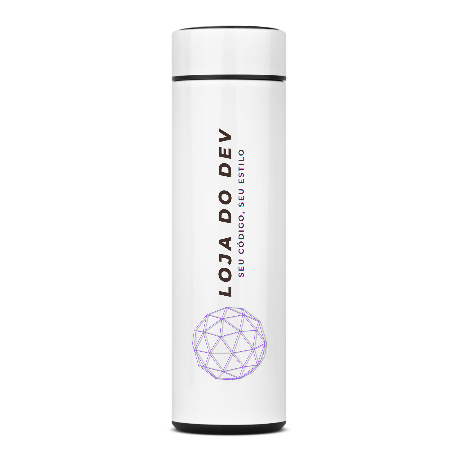 Garrafa térmica logo loja do dev