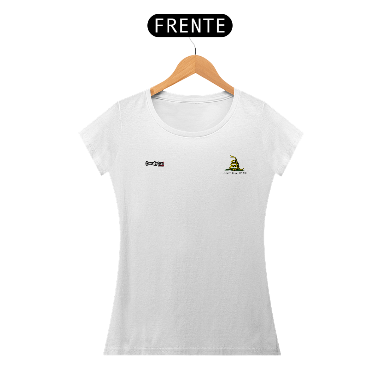 Camiseta FEM - Don't tread on me - Minimalista #3