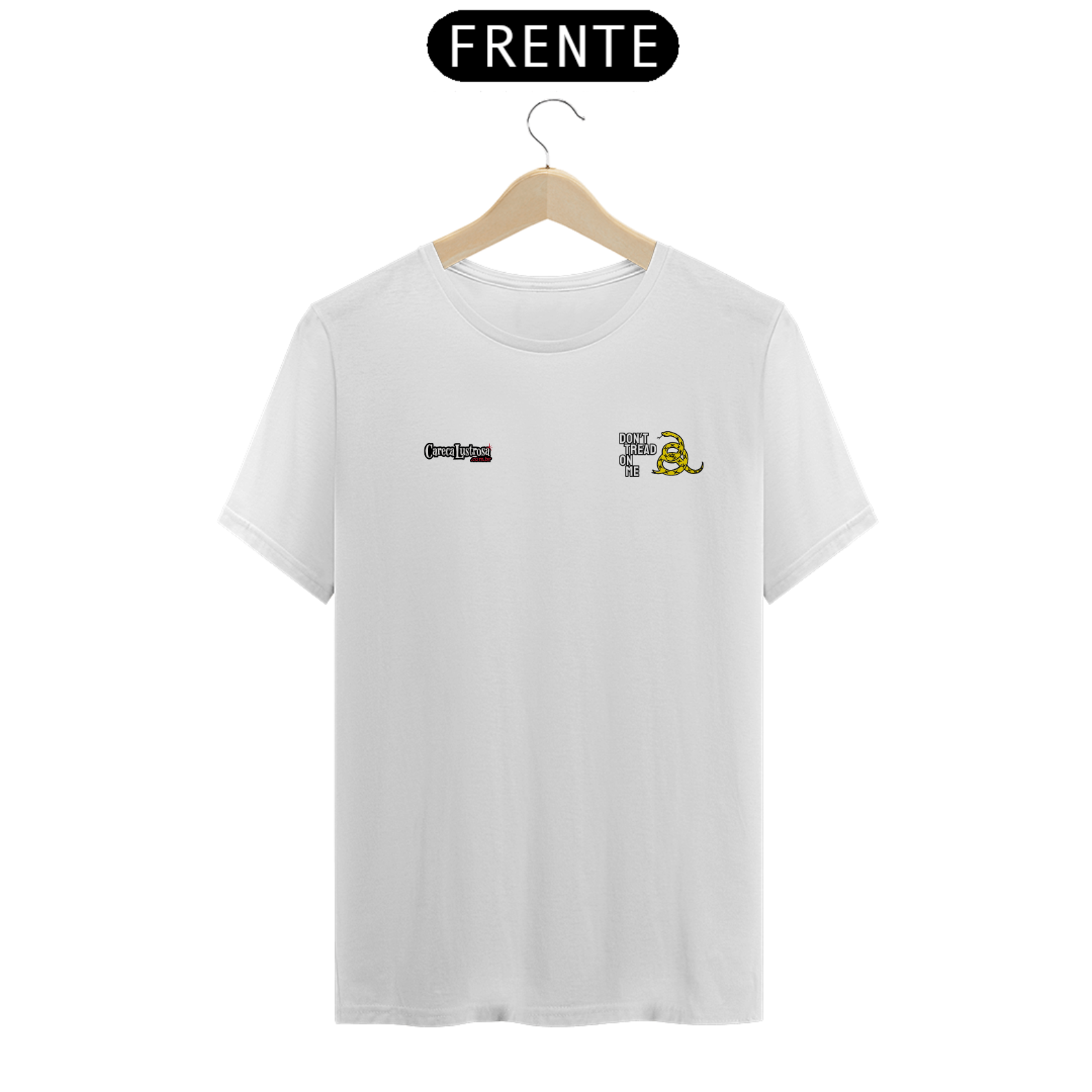 Camiseta - Dont Tread On Me - Minimalista #04 - [Quality Shirt]