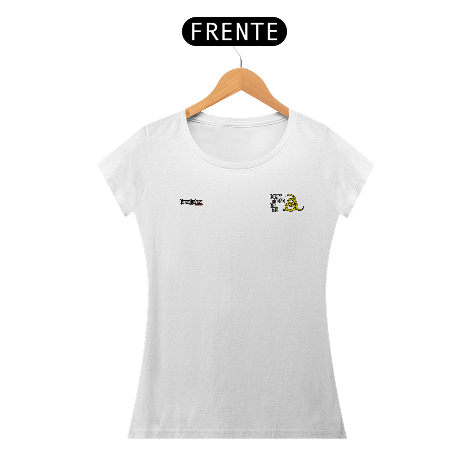 Camiseta FEM - Dont Tread On Me - Minimalista #04
