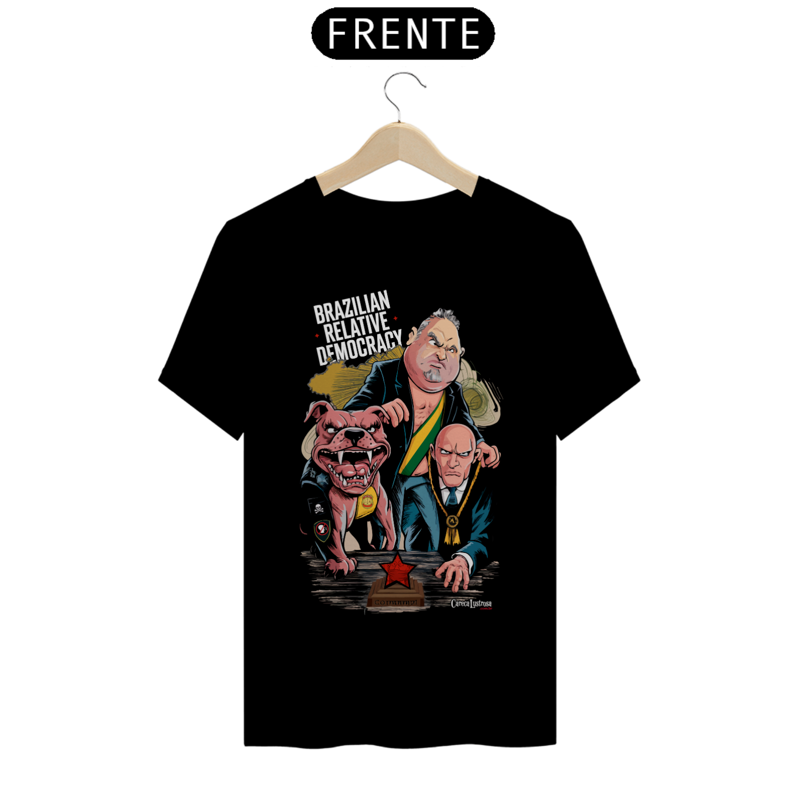 Camiseta - Brazilian Relative Democracy - Light Colored - [Prime Shirt]