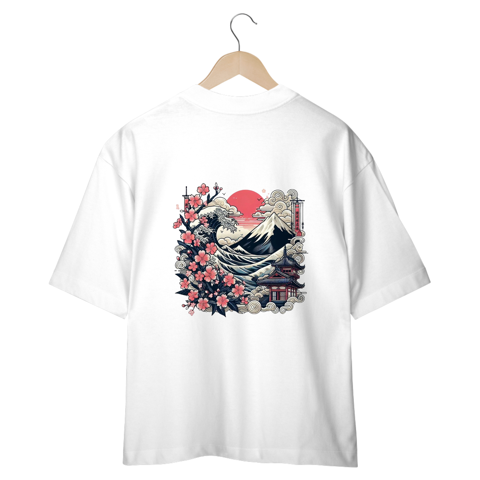 Camiseta Oversized-Oriental