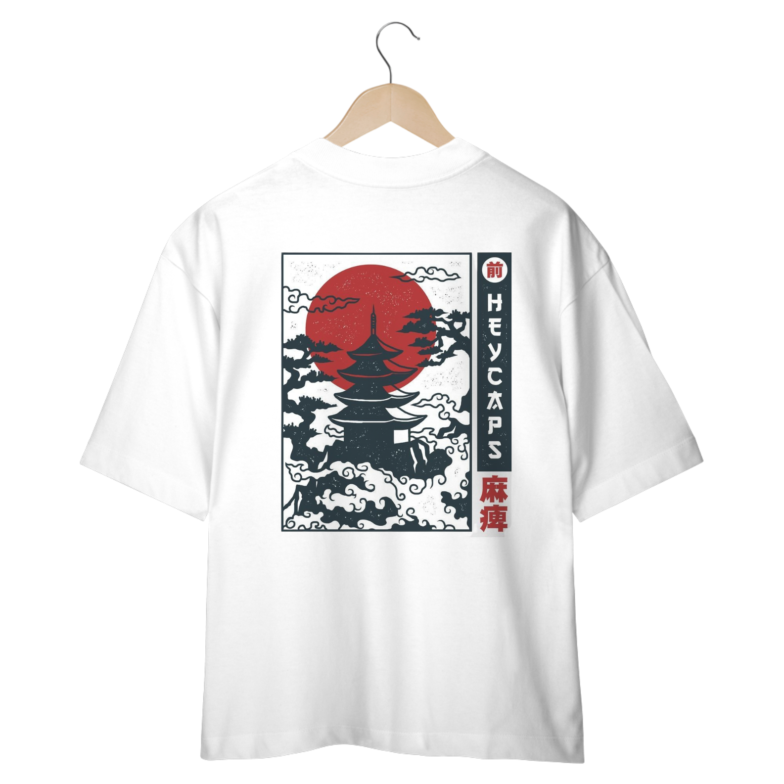 Camiseta Oversized-Oriental