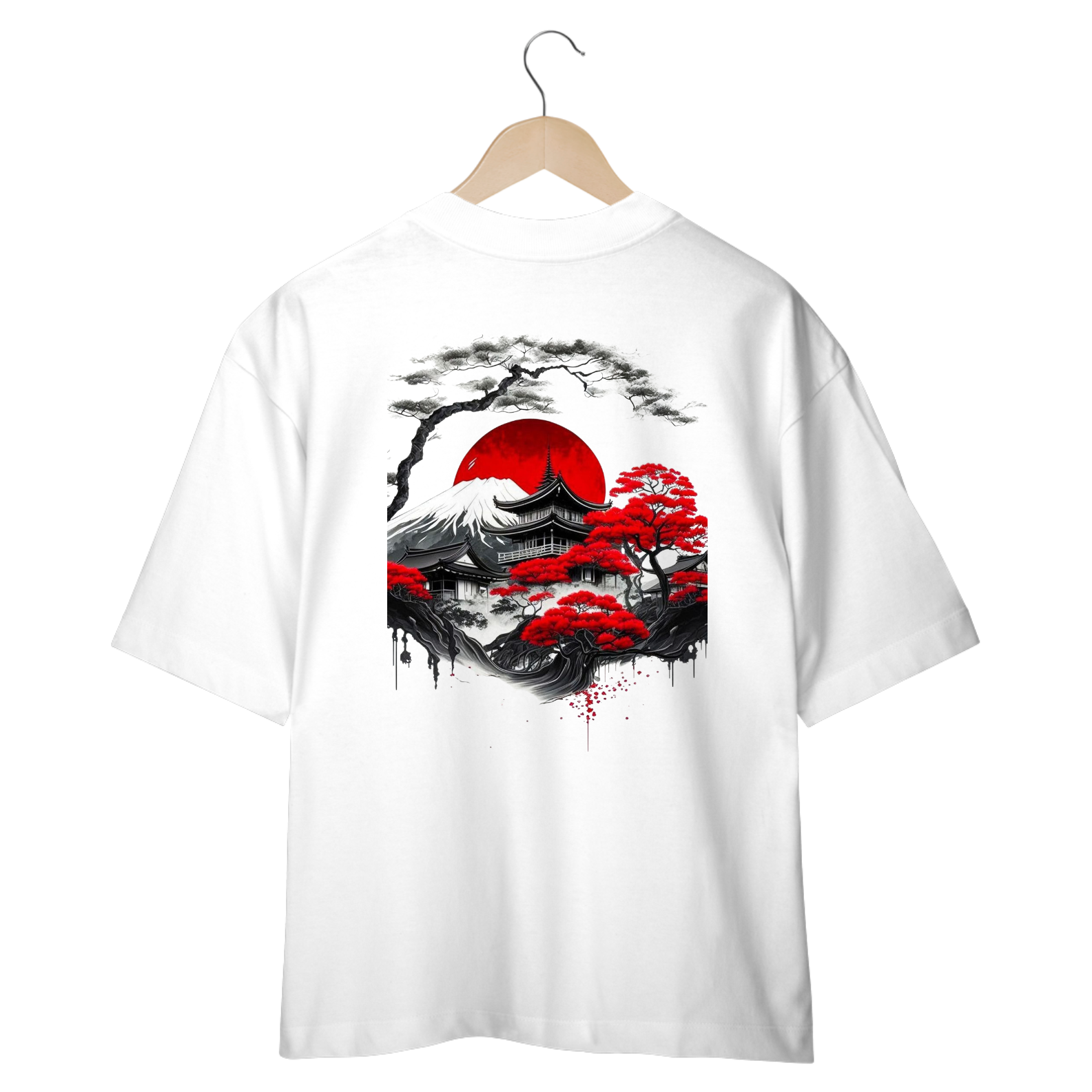 Camiseta Oversized-Oriental