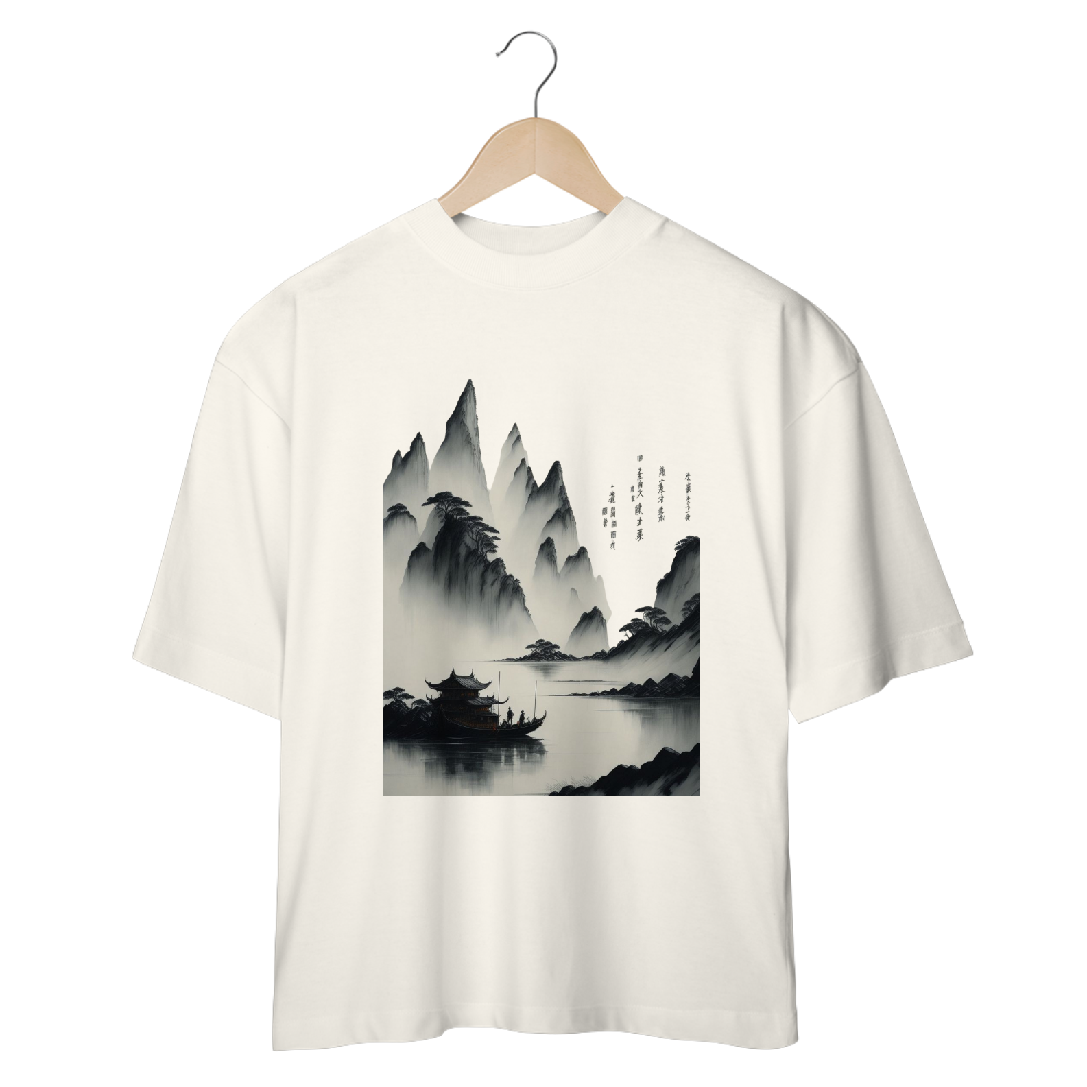 Camiseta Oversized-Oriental