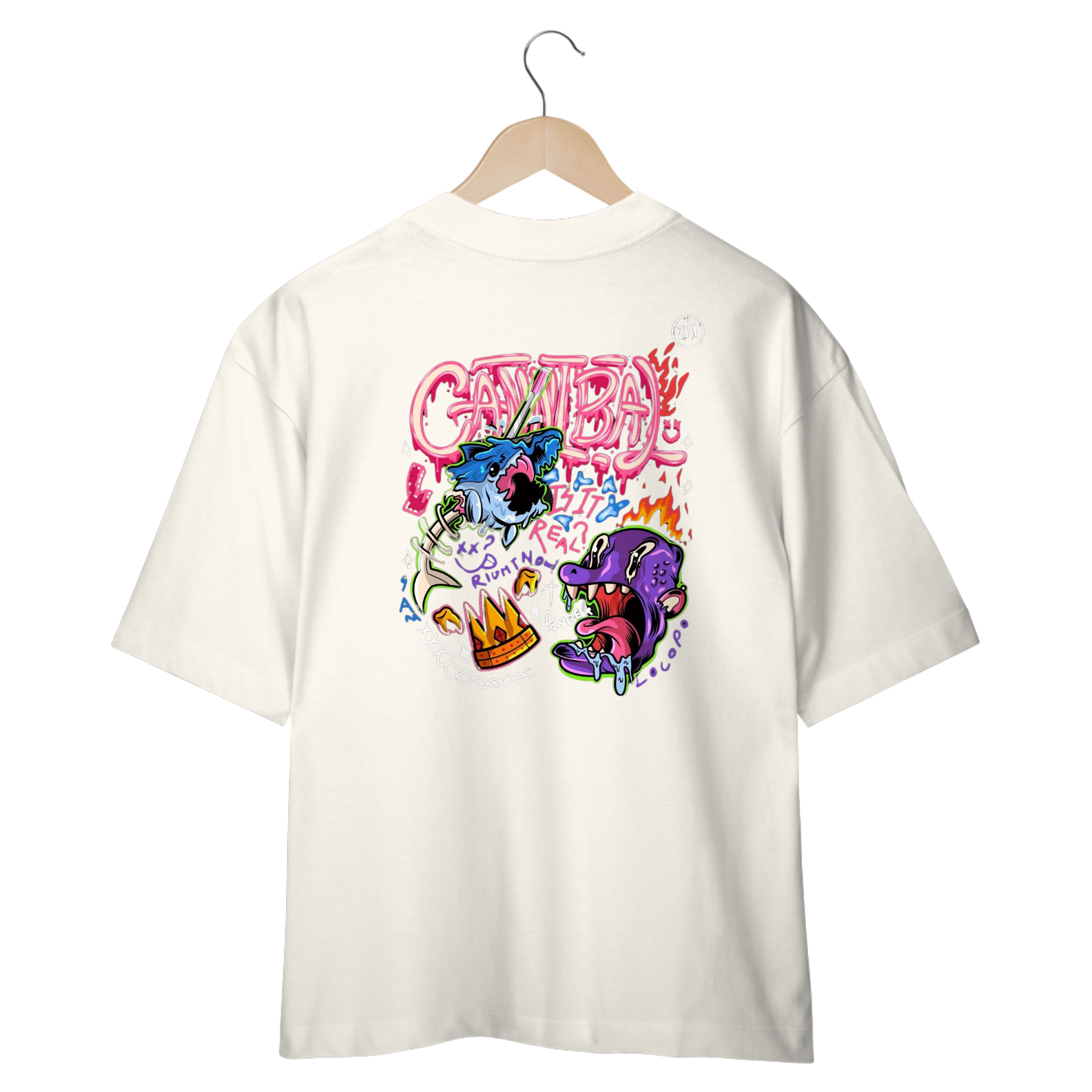 Nome do produto: Camiseta Oversized - Streetwear
