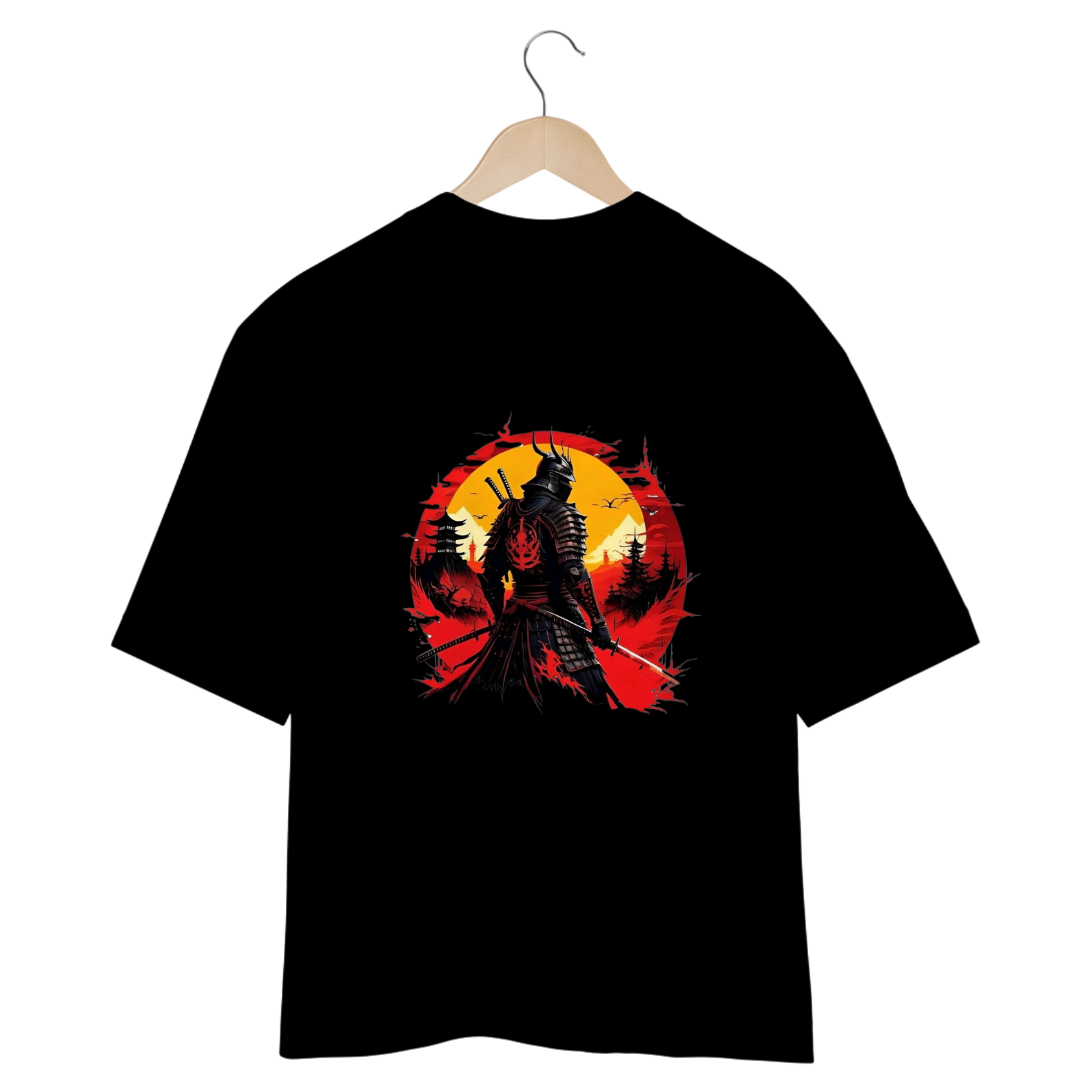 Camiseta Oversized-Oriental