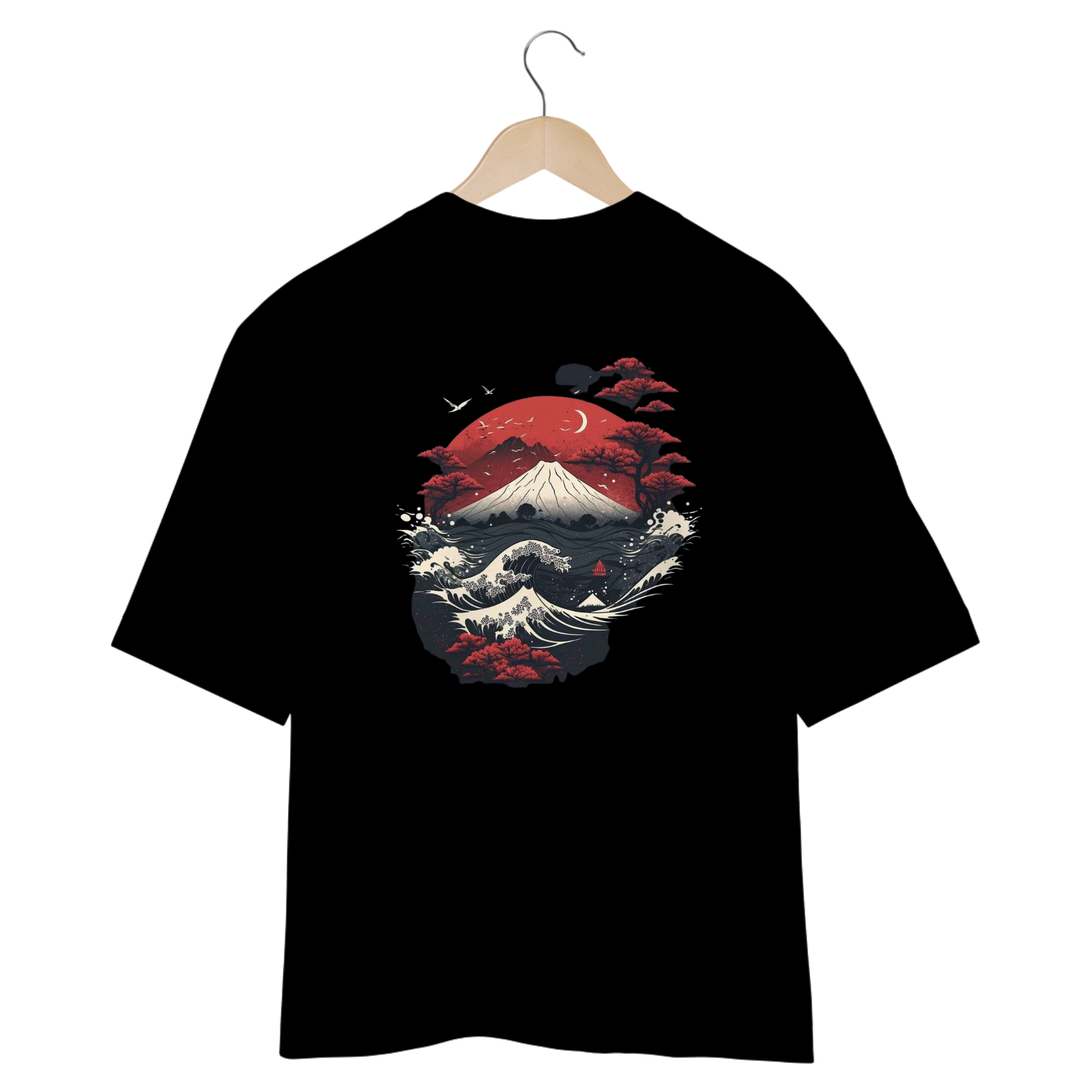 Camiseta Oversized-Oriental