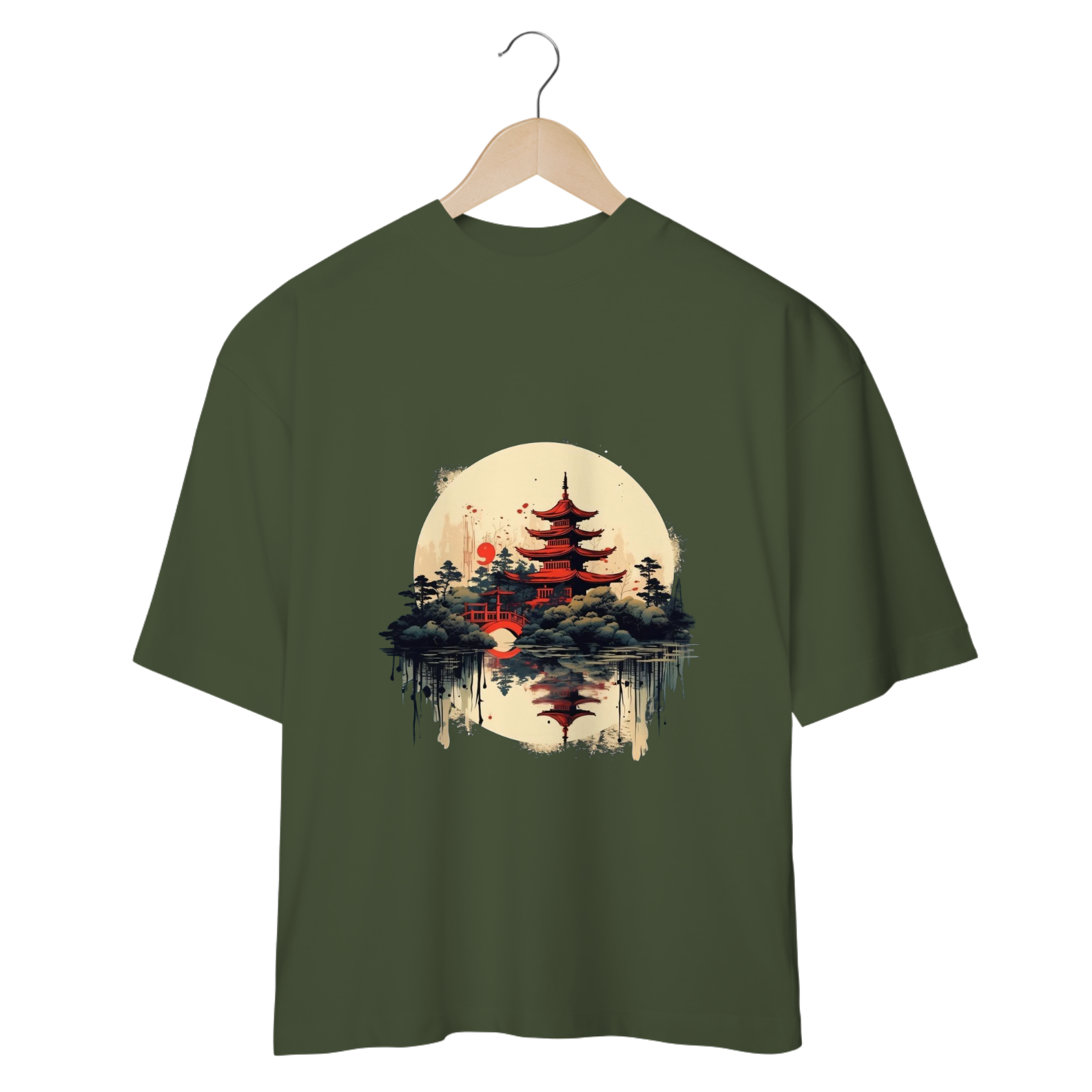 Camiseta Oversized-Oriental