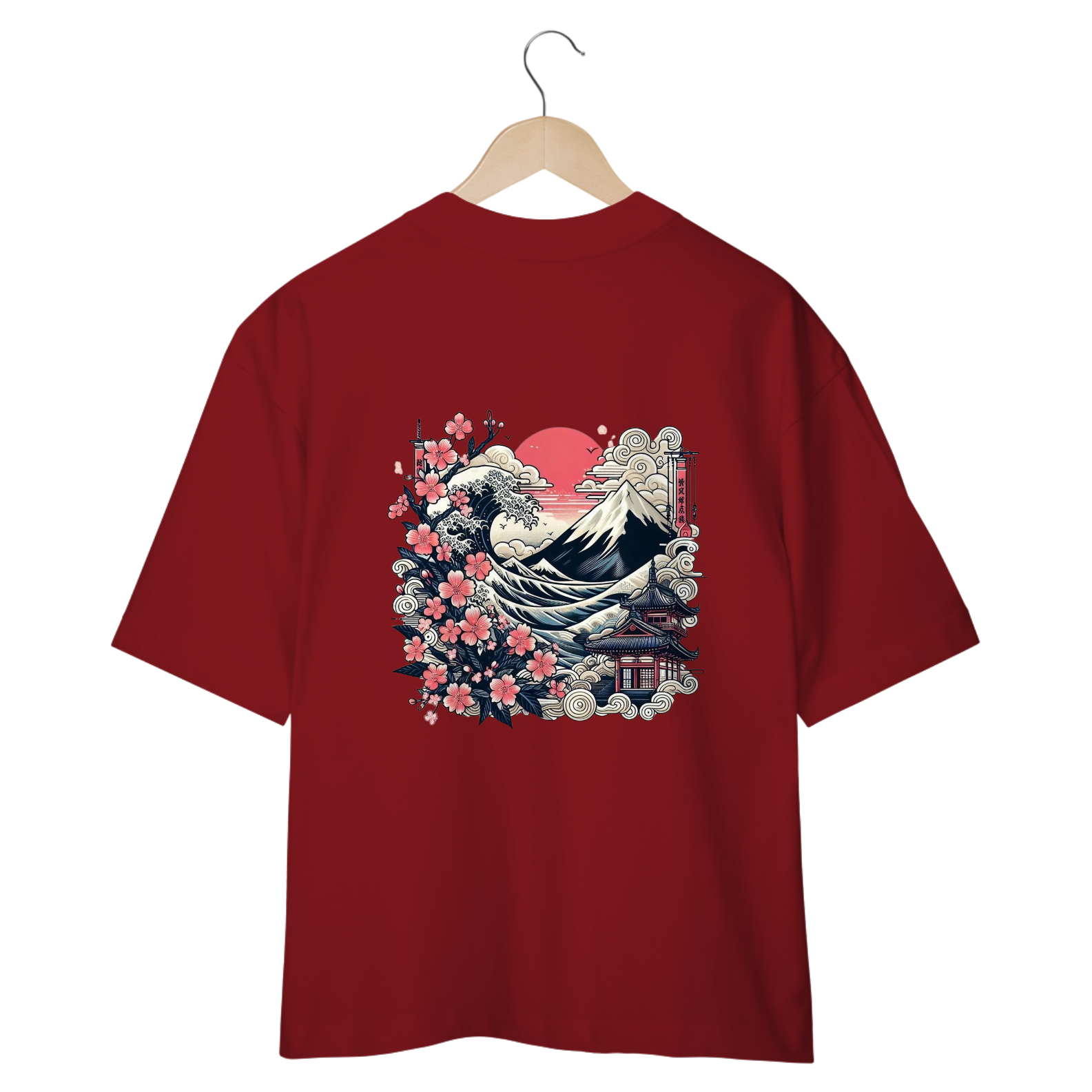 Camiseta Oversized-Oriental