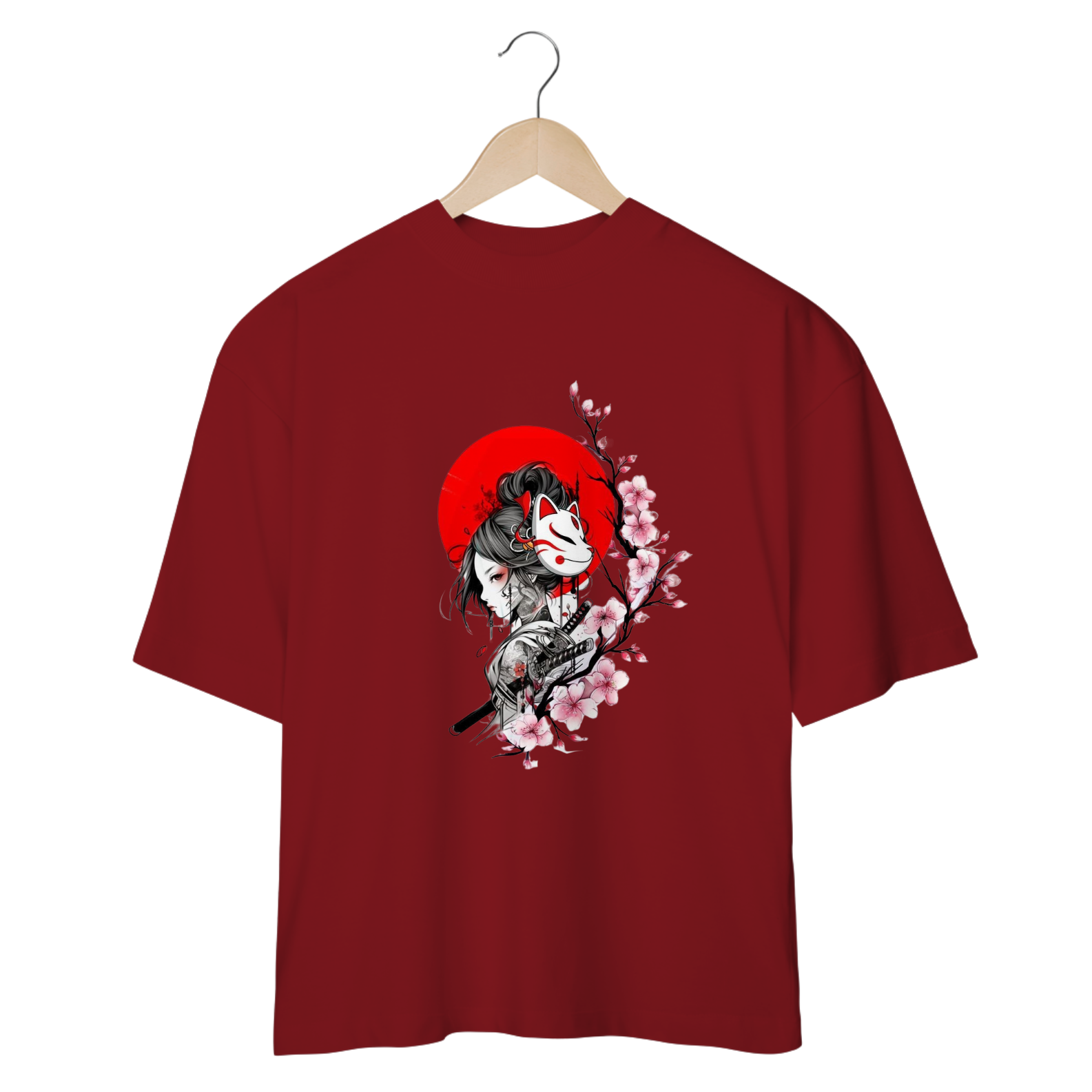 Camiseta Oversized-Oriental