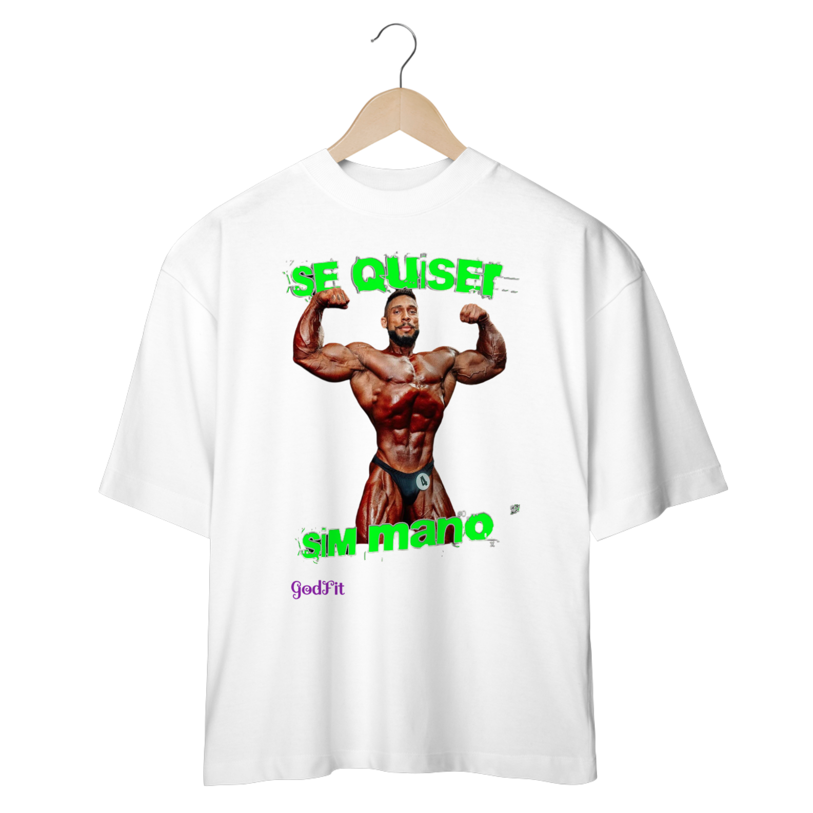 Camiseta Oversized GodFit Dino