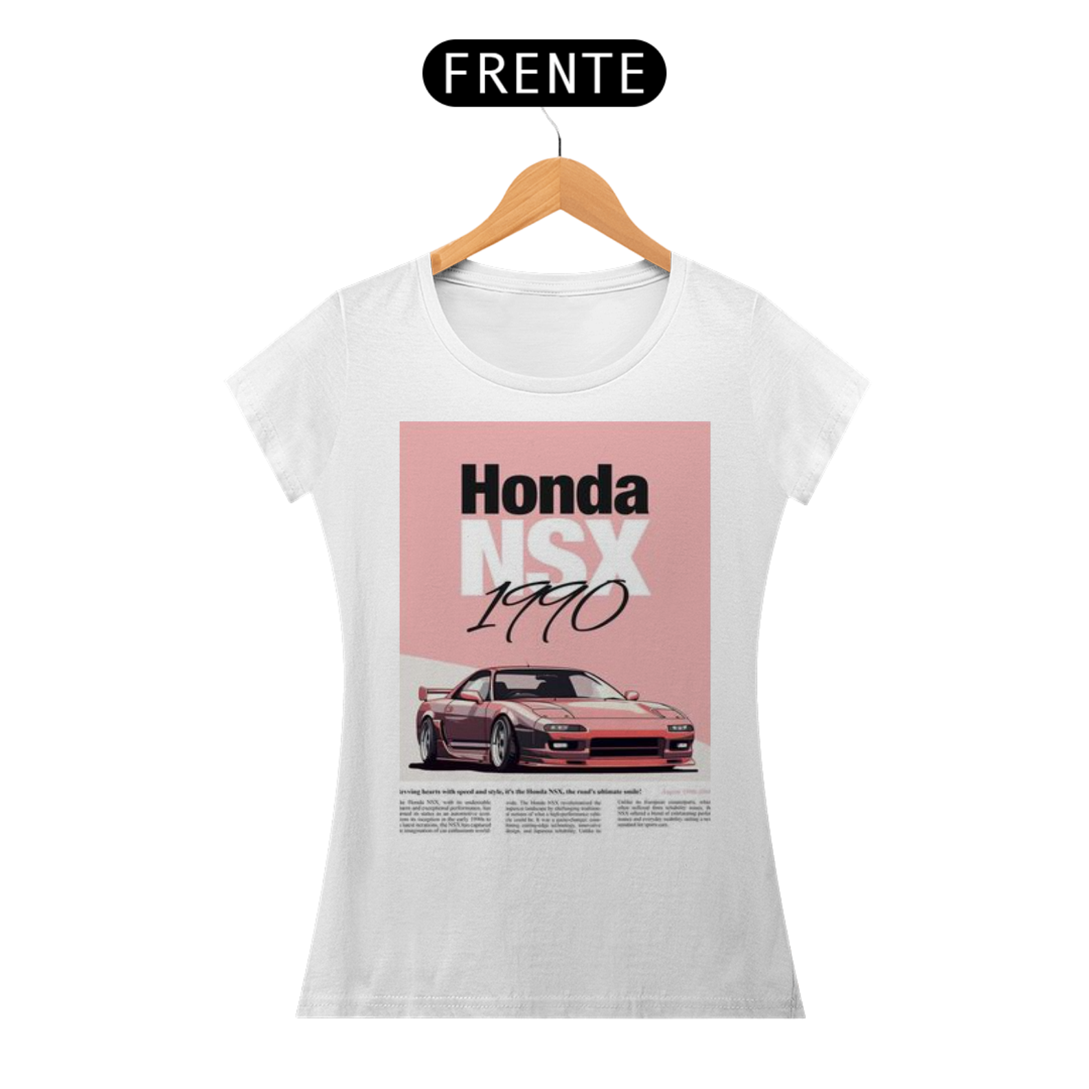 Camiseta feminina Honda NSX