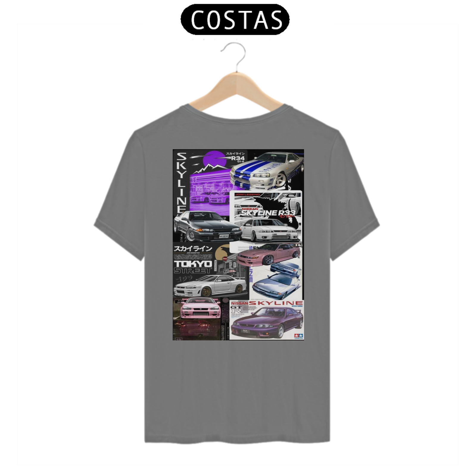 Camiseta Skyline unissex