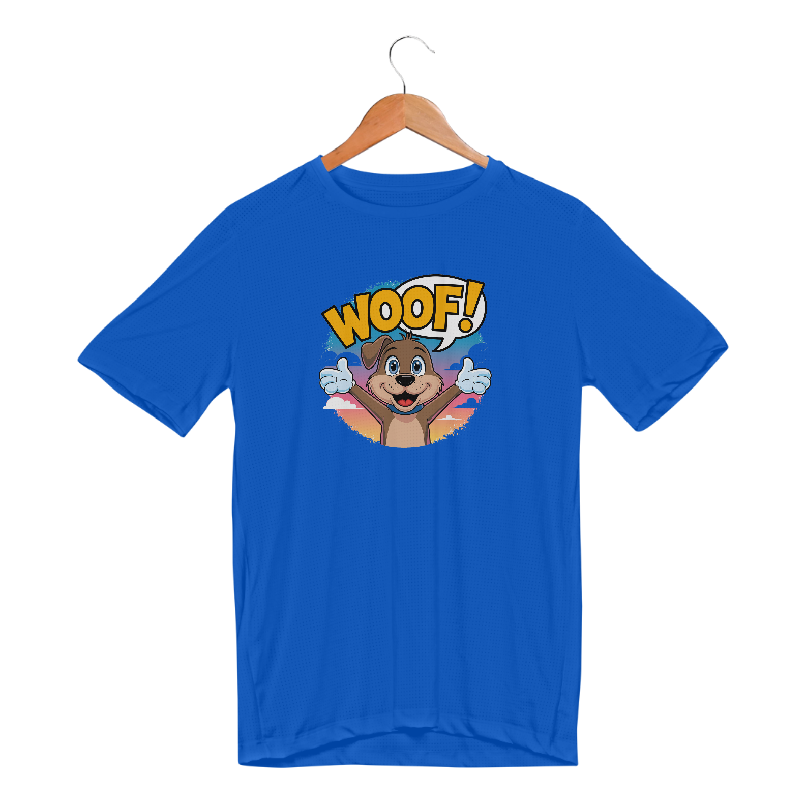 Camiseta Sport Dry UV Estampa Cao Woof