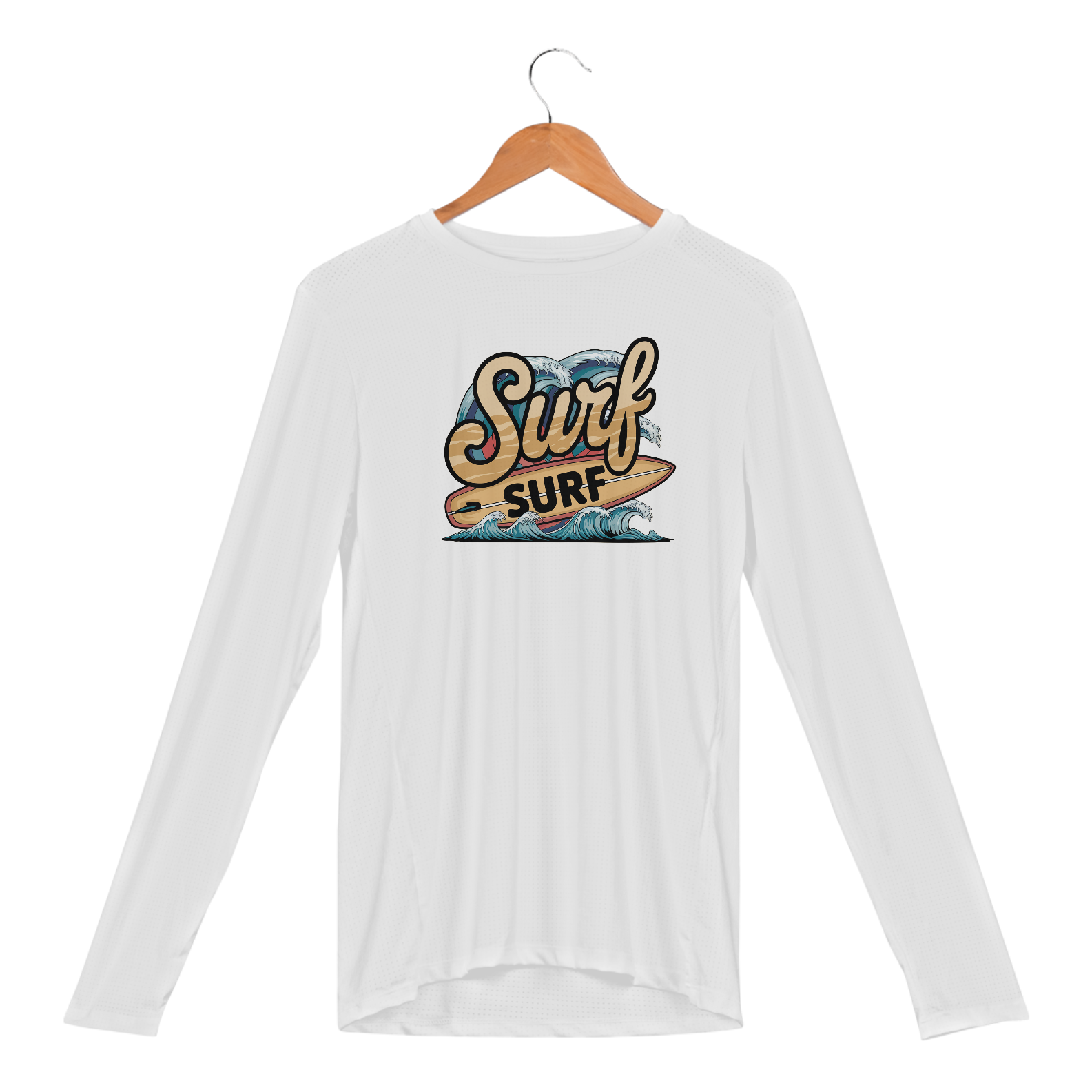 Camisa Manga Longa Sport Dry UV Estampa Surf  Plancha