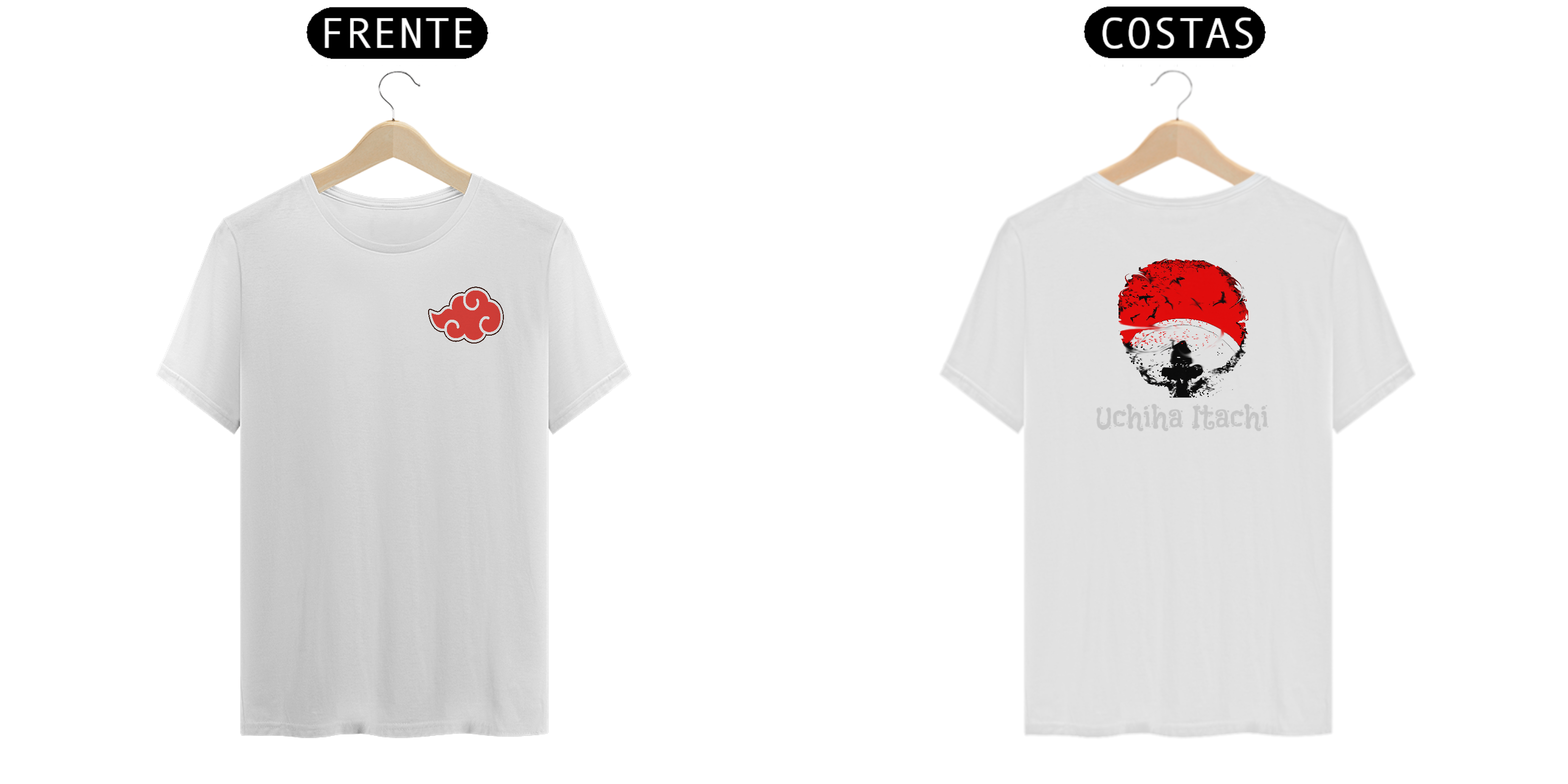 camiseta unissex, Itachi Uchiha. simbolo uchiha