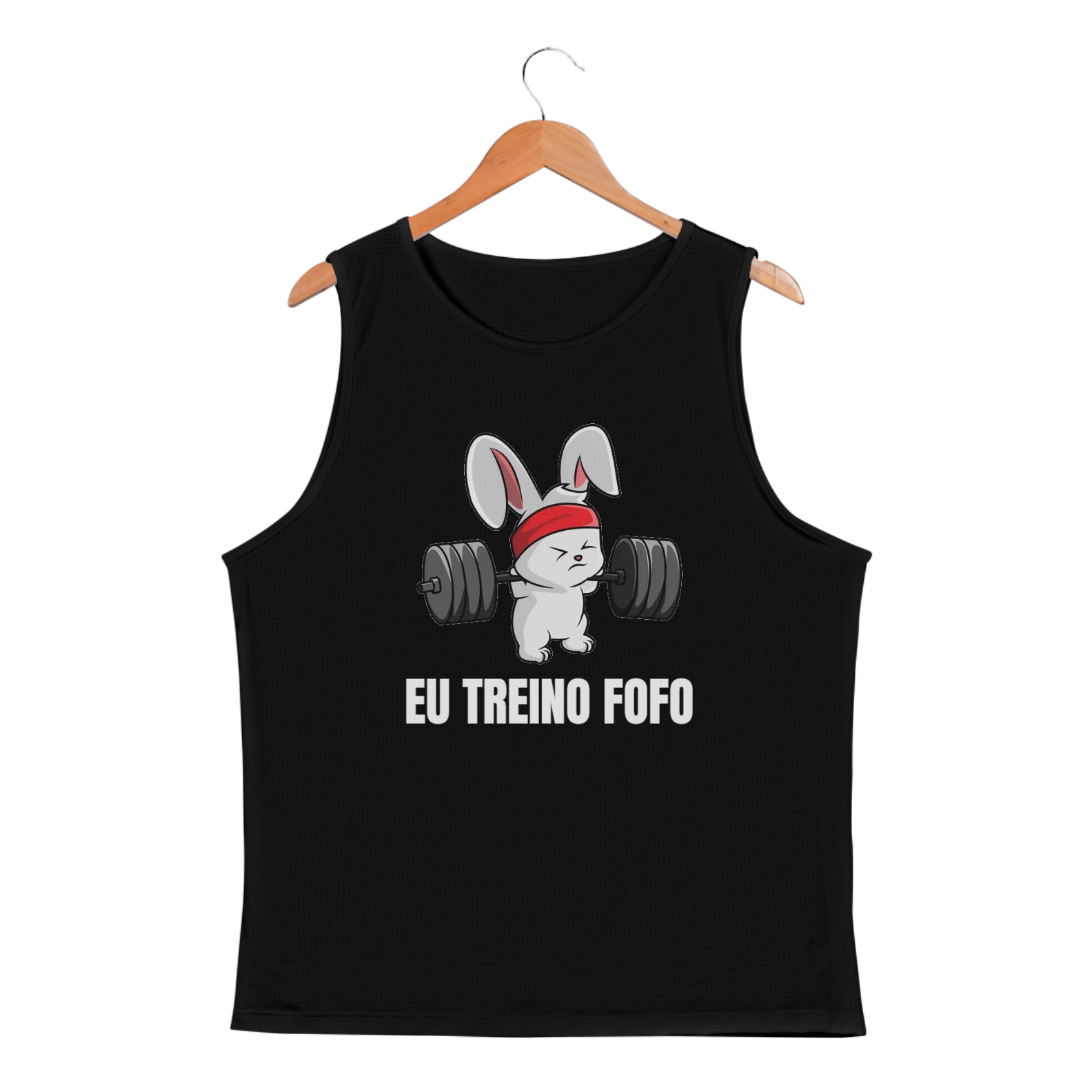 Nome do produto: camisa Masculina para treino, coelhinho treina fofo .