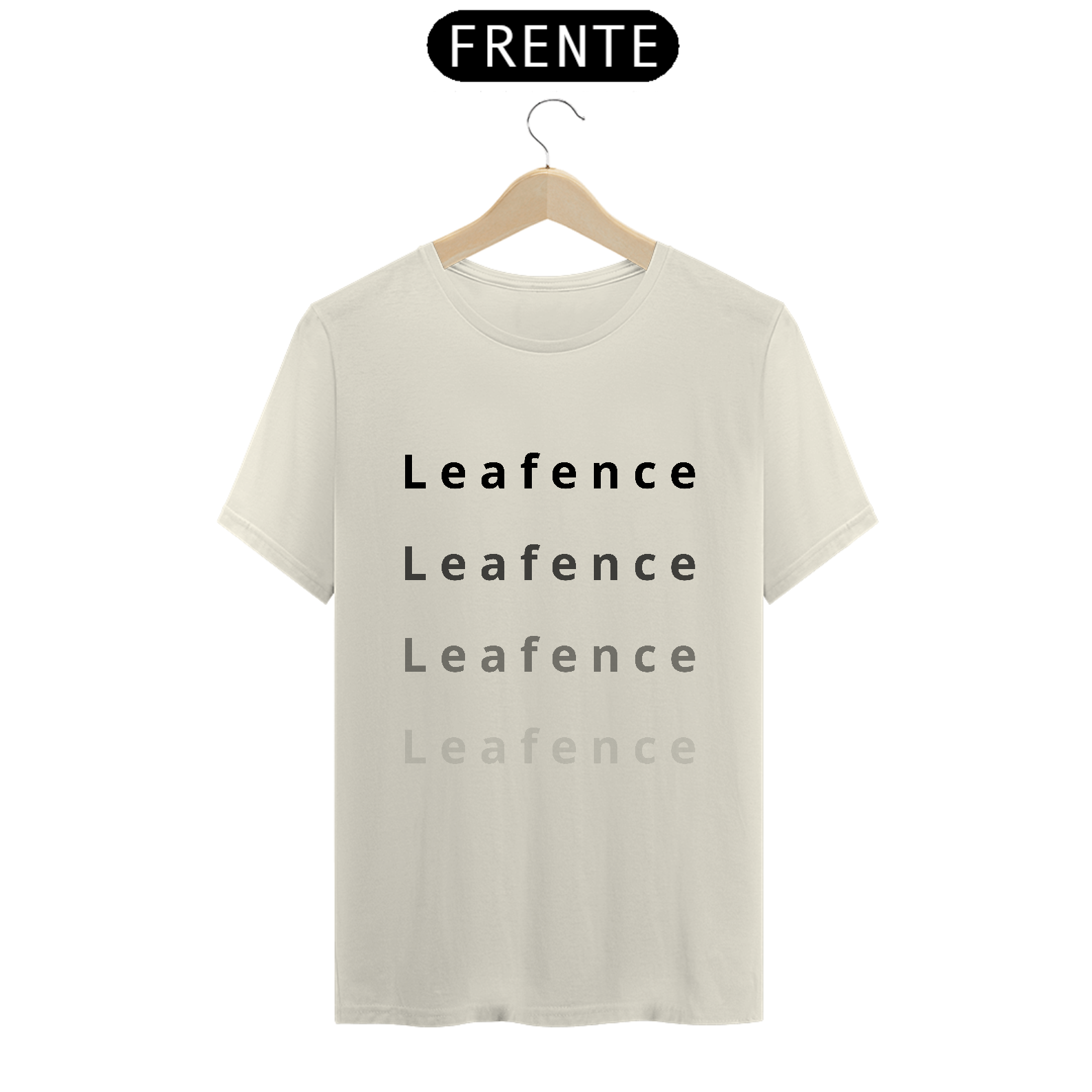 Camiseta Degradê Leafence Black Masculina