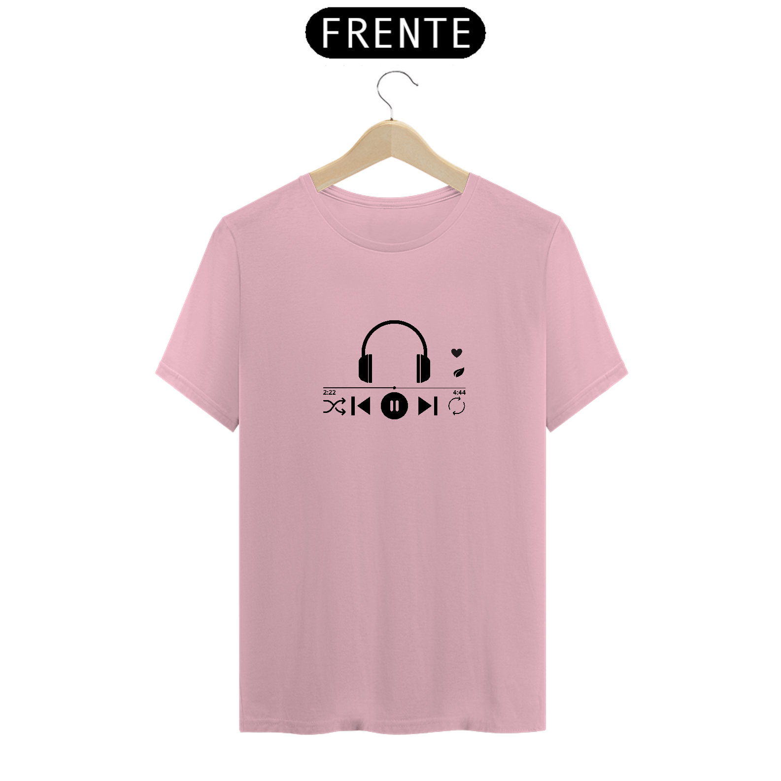 T-shirt Music Feminina