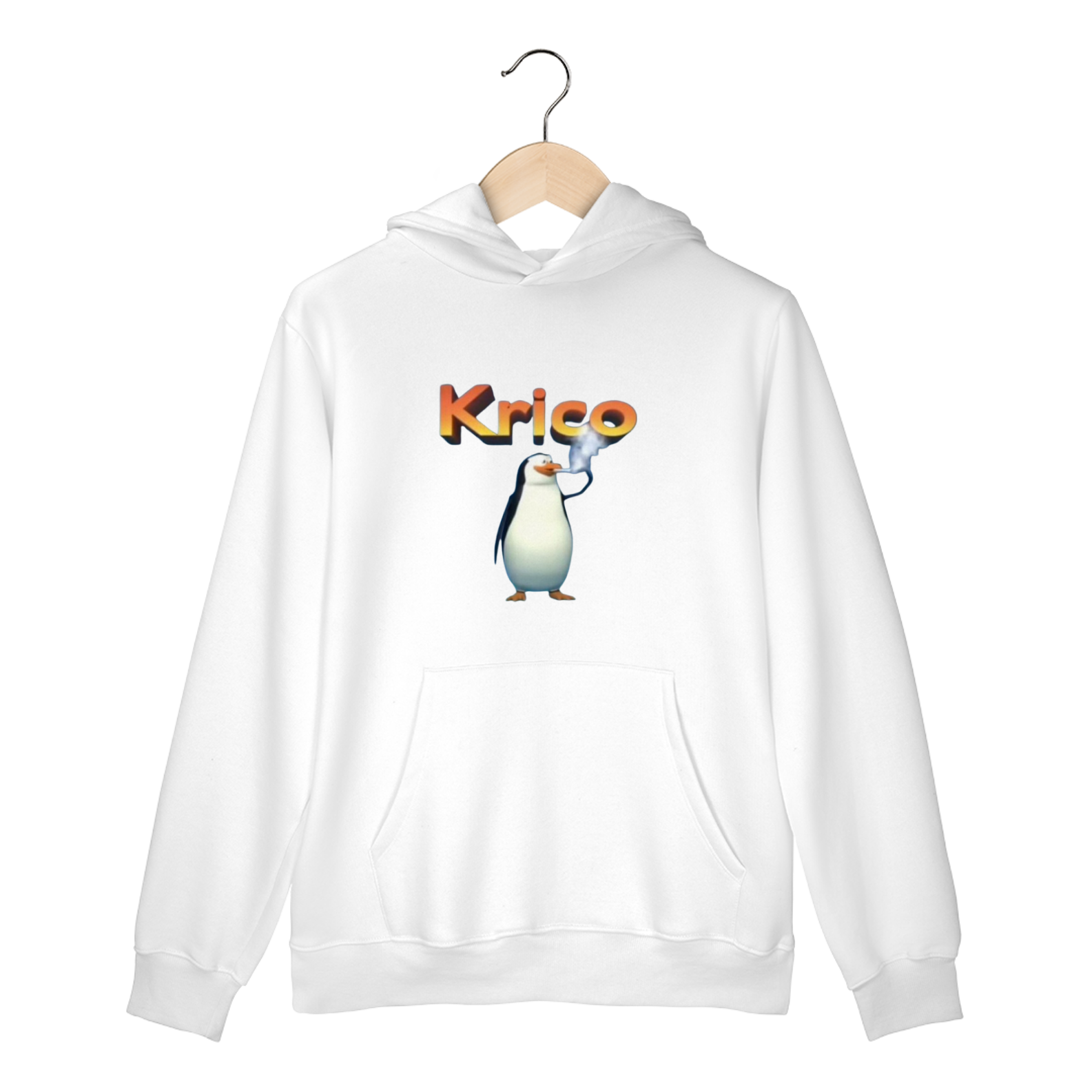 Nome do produto: Moletom Canguru - Krico Pinguins