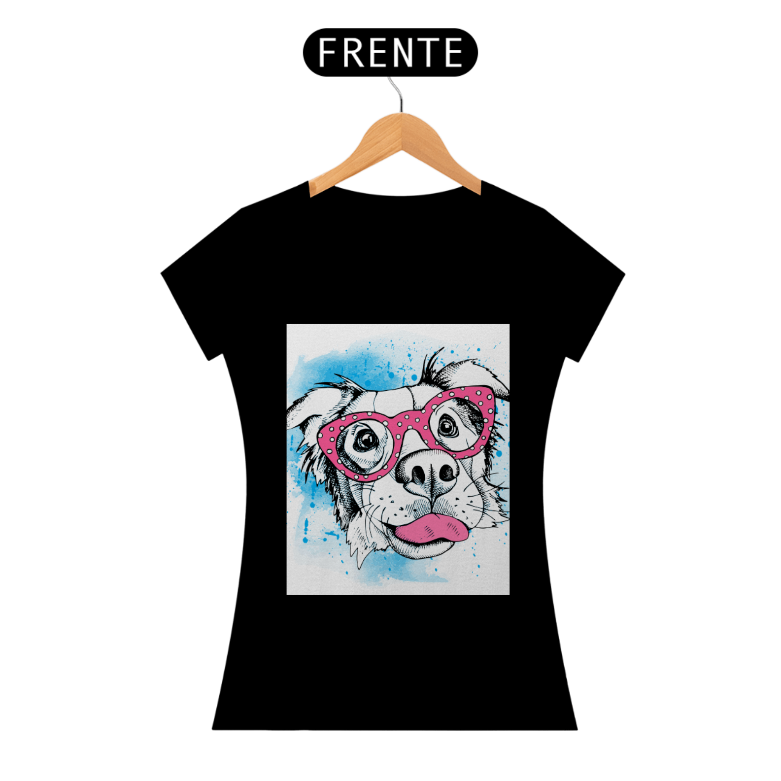 camisas com tema de cachorro (feminino)
