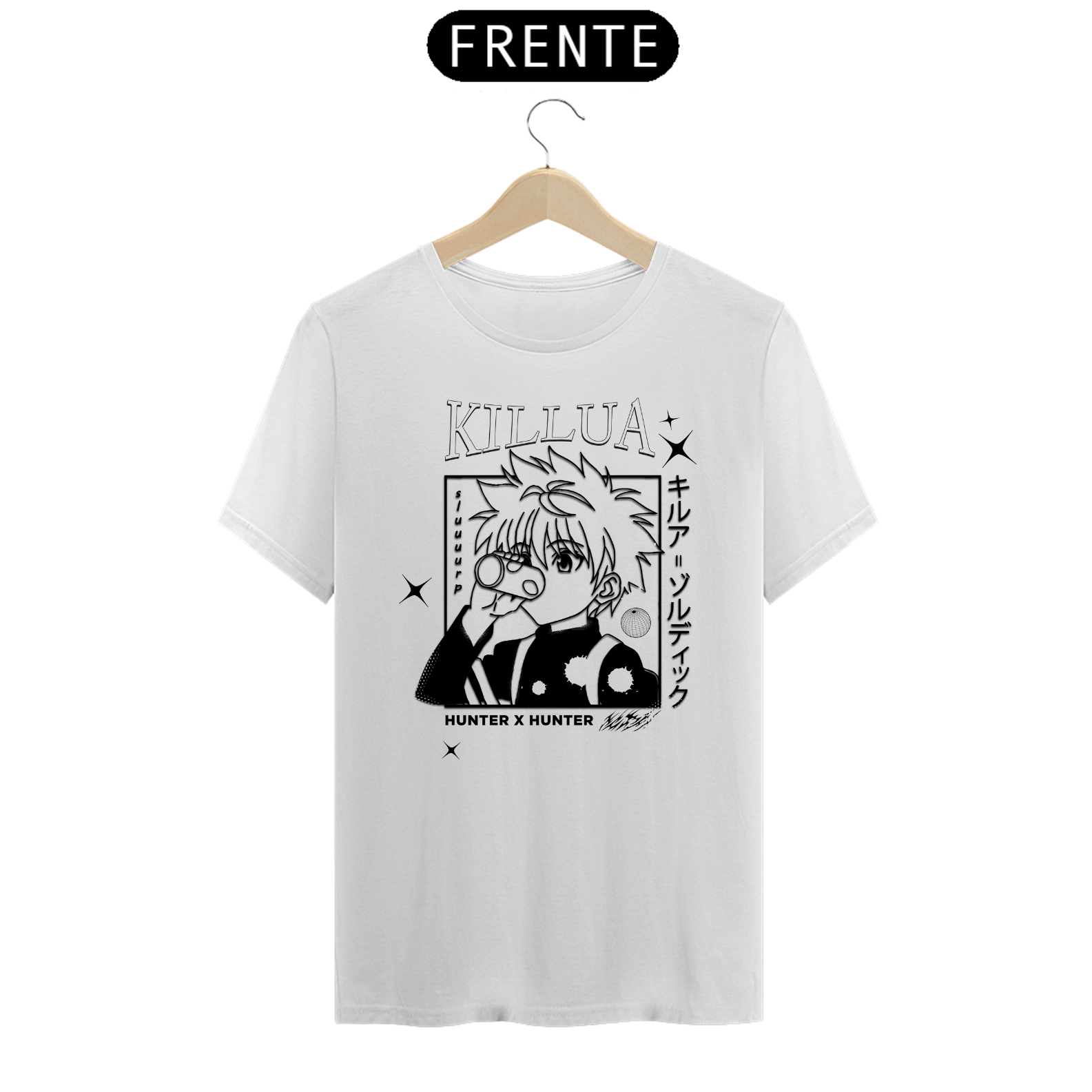 Camiseta HxH - Killua Branca