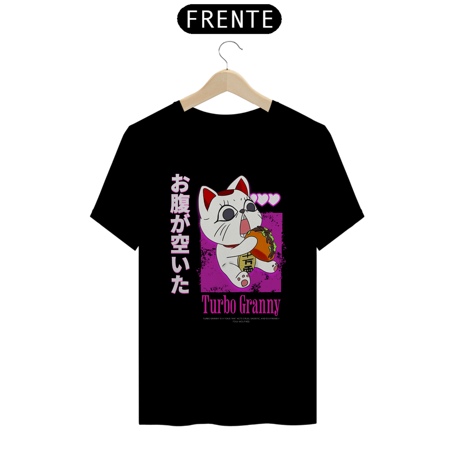 Nome do produto: Camiseta DanDaDan - Turbo Granny Faminta