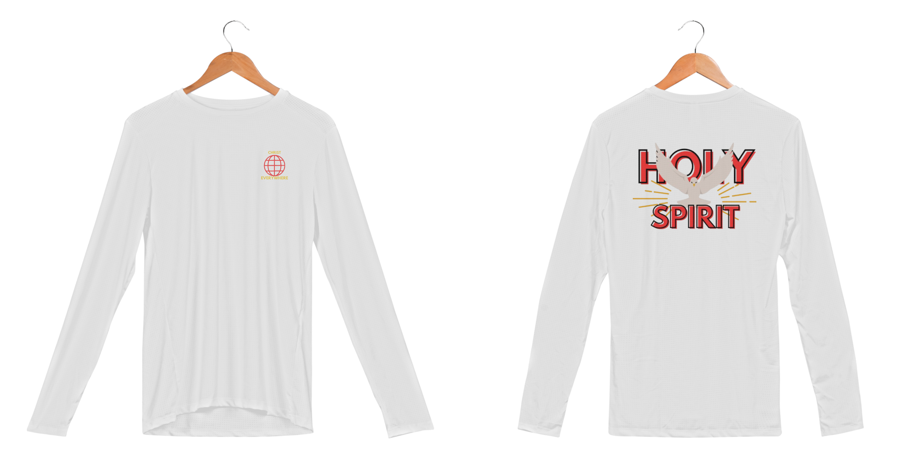 Nome do produto: HOLY SPIRIT (RED) MANGA LONGA