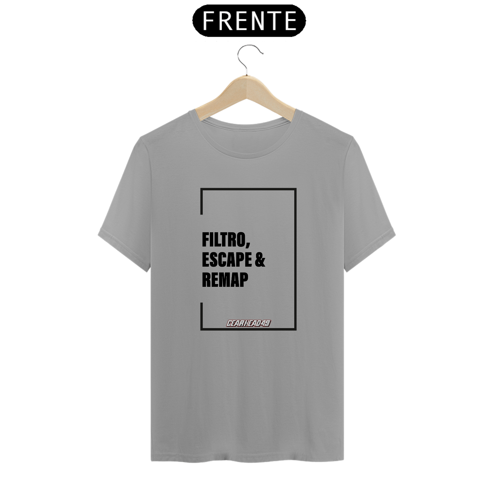 Camiseta F, E & R - Estampa Preta