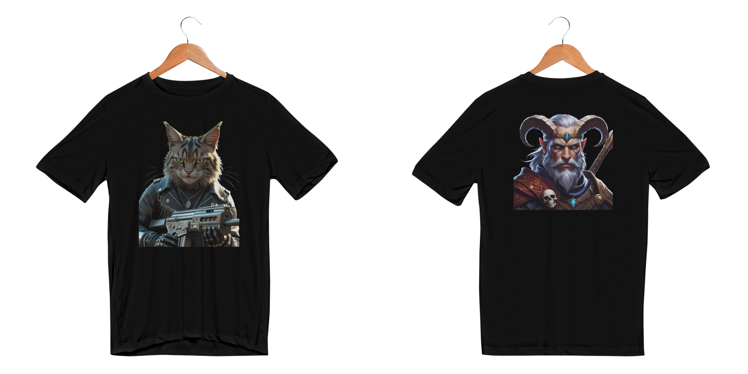 Camiseta Gato e medieval