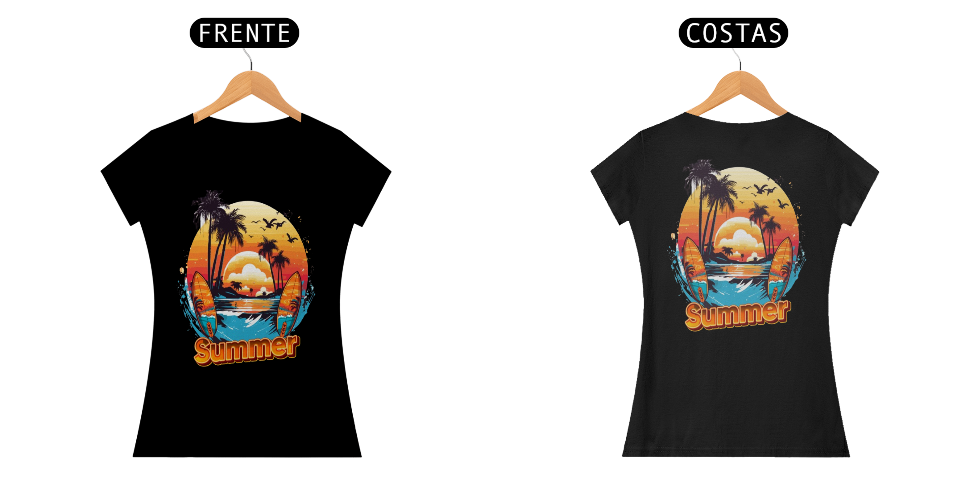 Camiseta Feminina summer