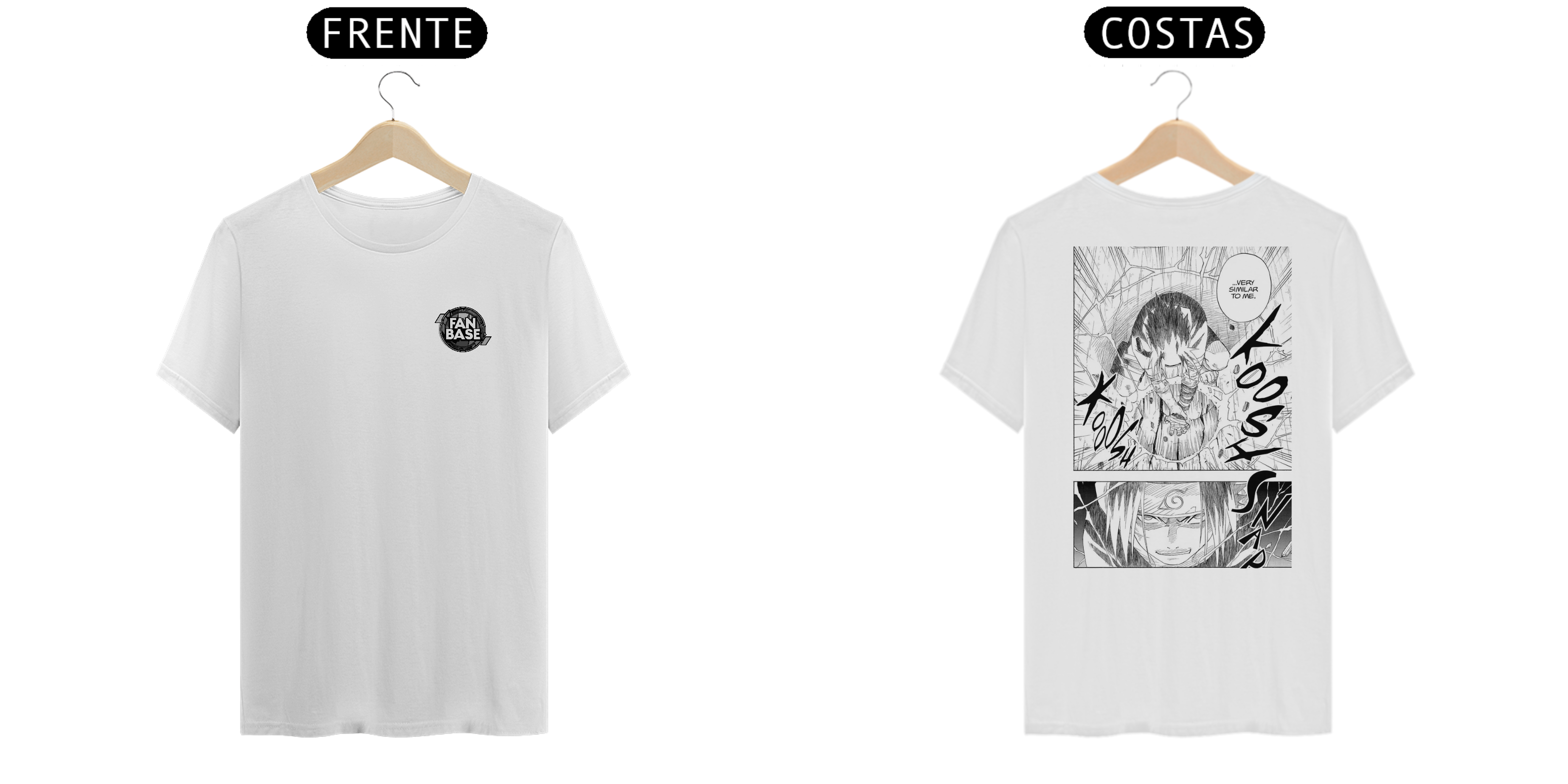 T-Shirt - Mangá (Sasuke)