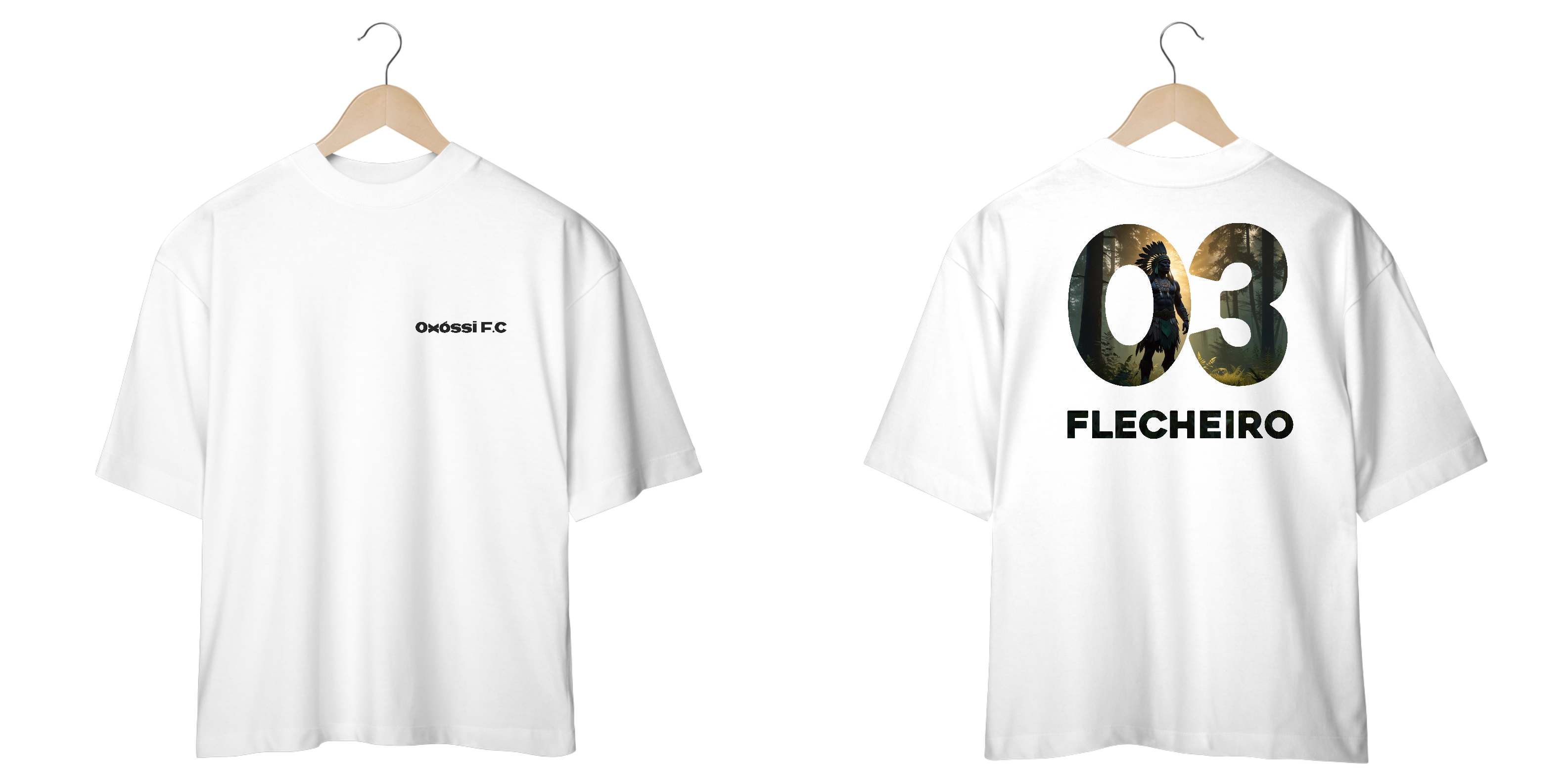 Camiseta Oversized - Caboclo Flecheiro