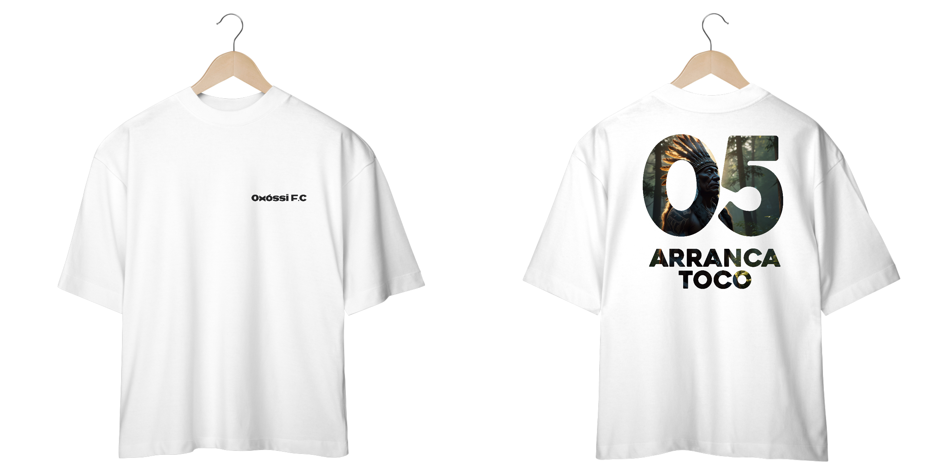 Camiseta Oversized - Caboclo Arranca Toco
