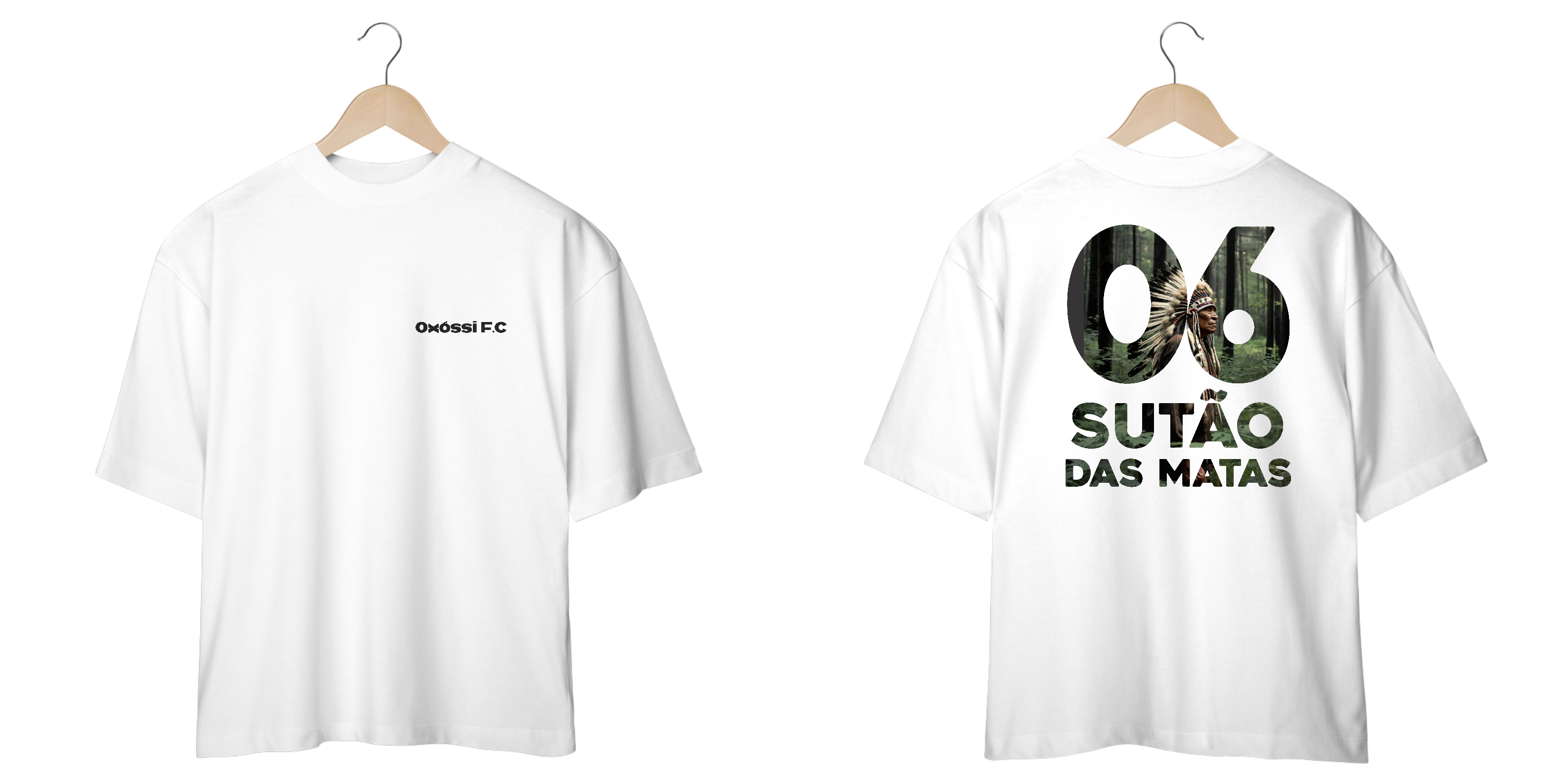 Camiseta Oversized - Caboclo Sutão das Matas